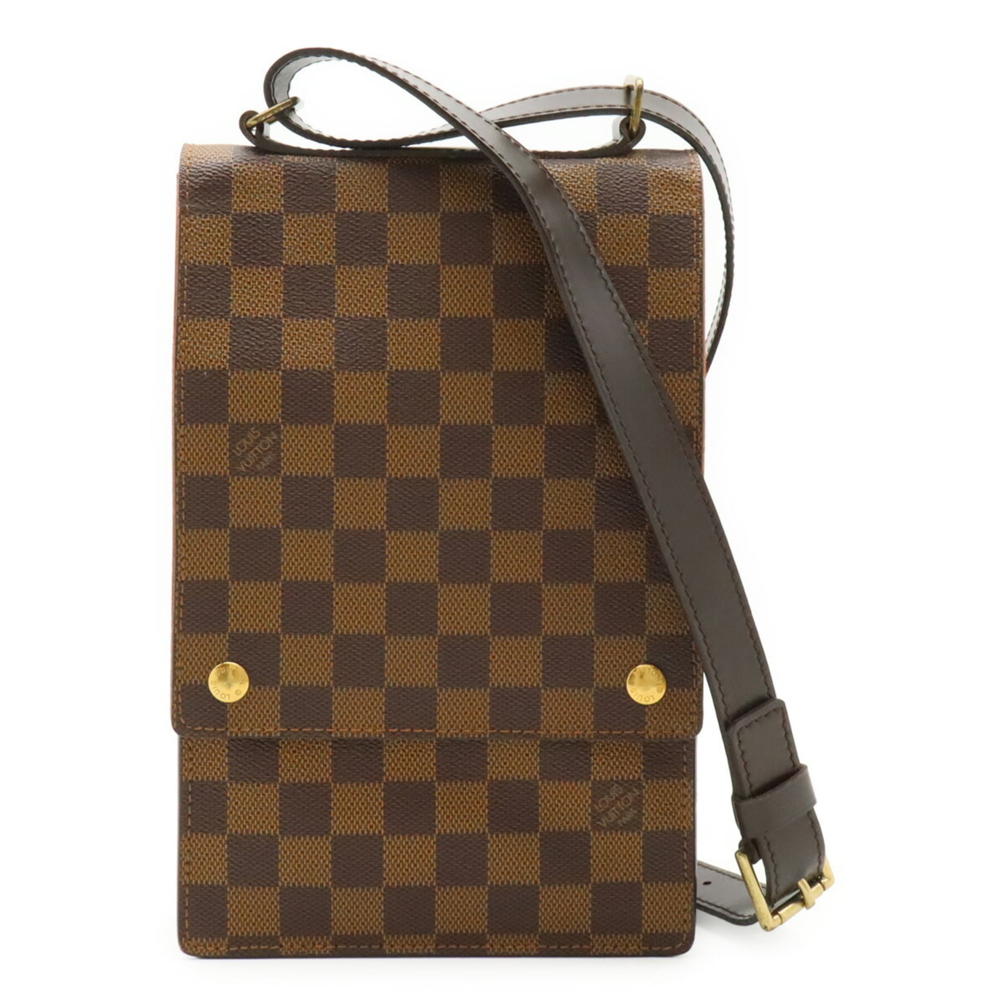 Louis Vuitton Brown Pvc Leather Shoulder Bag (Pre-Owned)