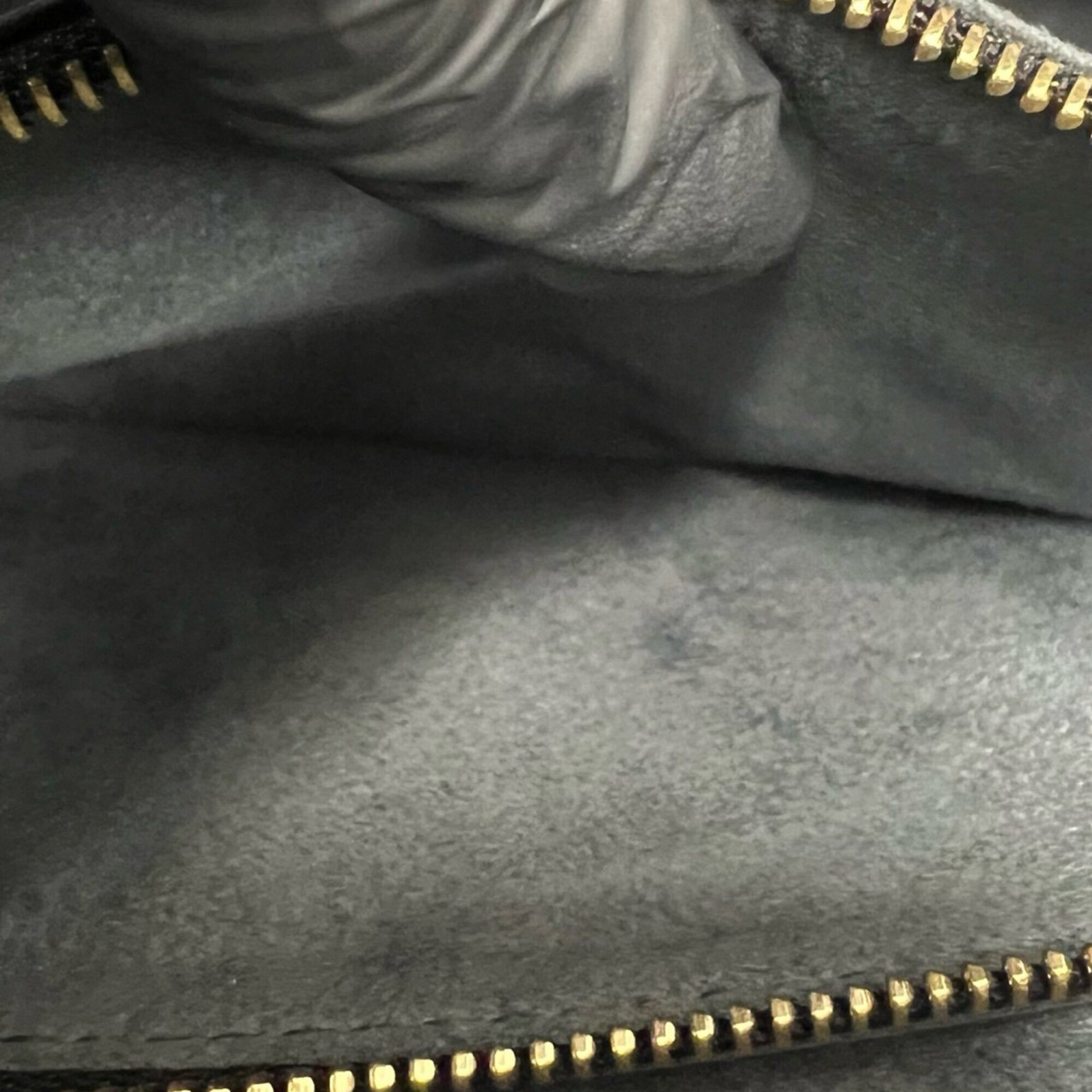Louis Vuitton Black Leather Boston Bag Handbag (Pre-Owned)