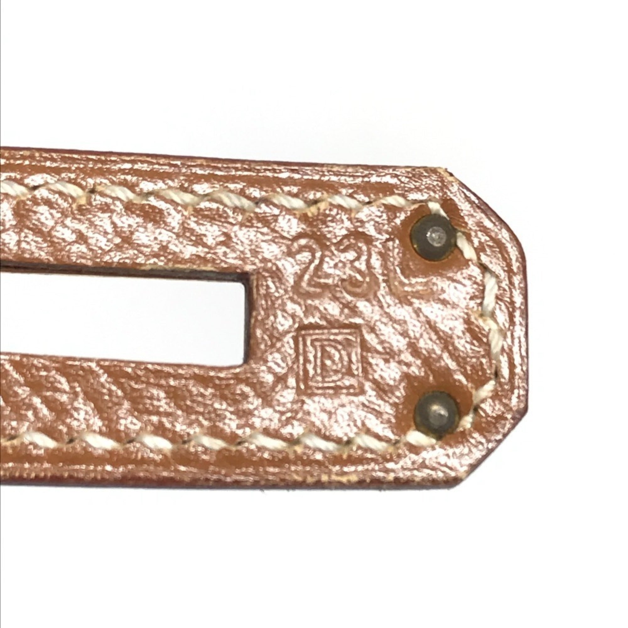 Hermes Birkin Brown Gold Brown Epsom Leather Handbag Tote Bag (Pre-Owned)