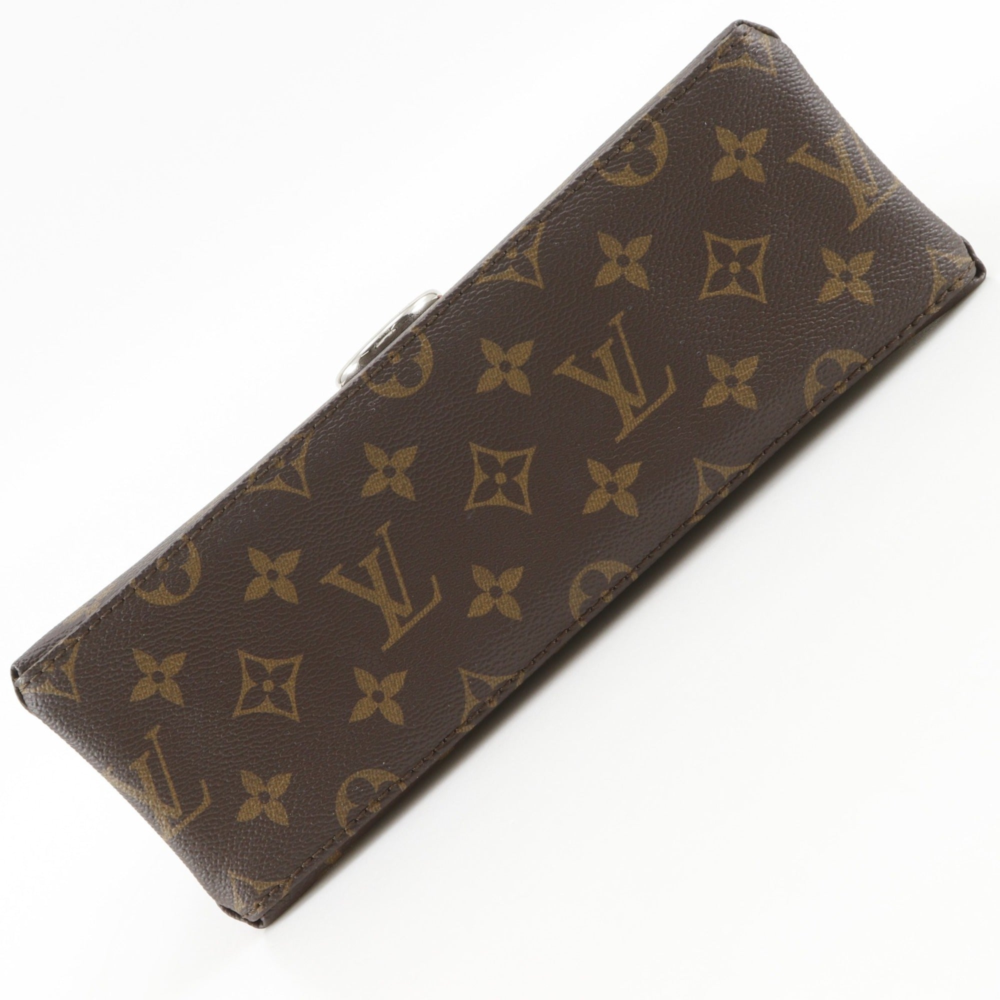 Louis Vuitton Monogram Brown Red Color Monogram Epi Leather Shoulder Bag (Pre-Owned)