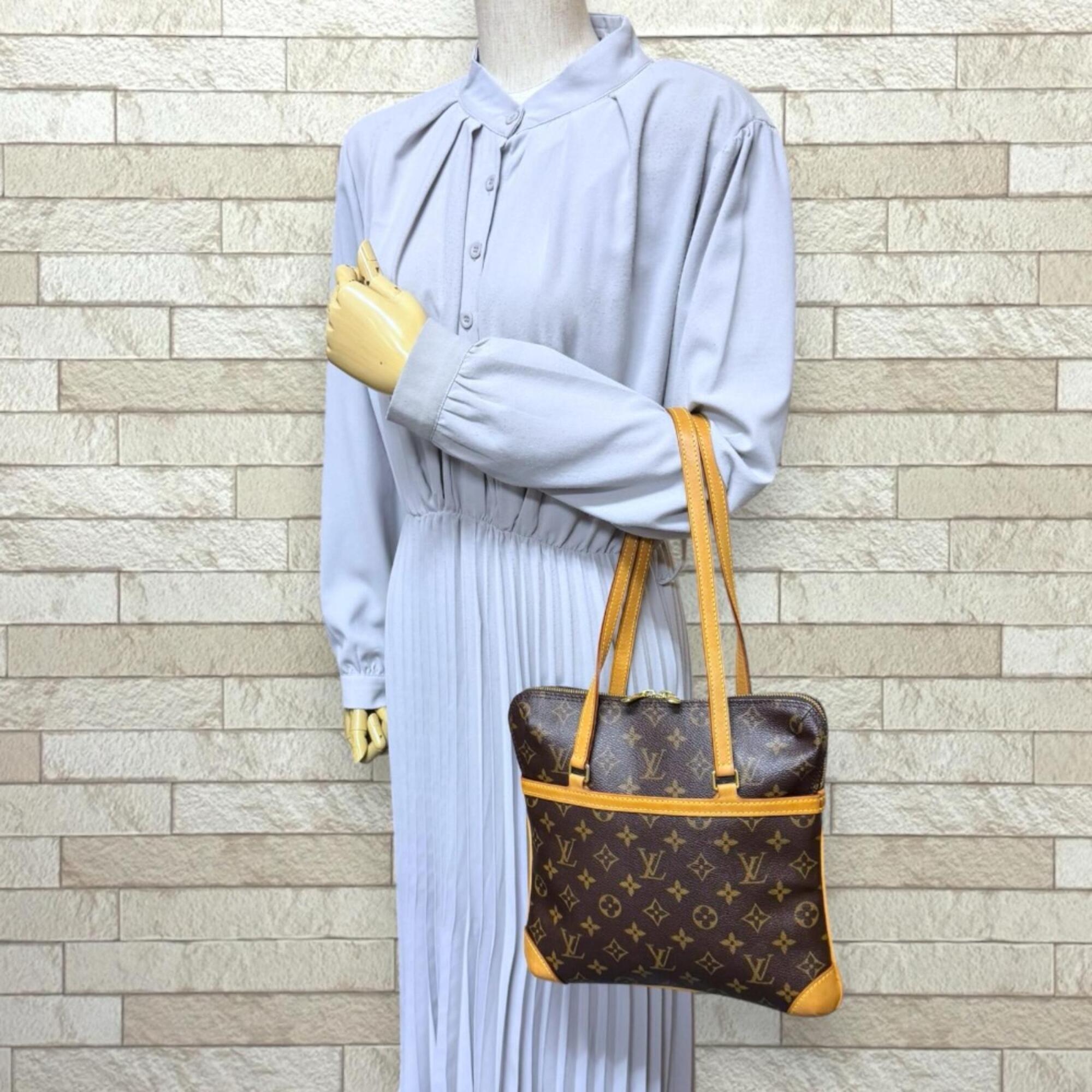 Louis Vuitton Brown Monogram Canvas Shoulder Bag (Pre-Owned)