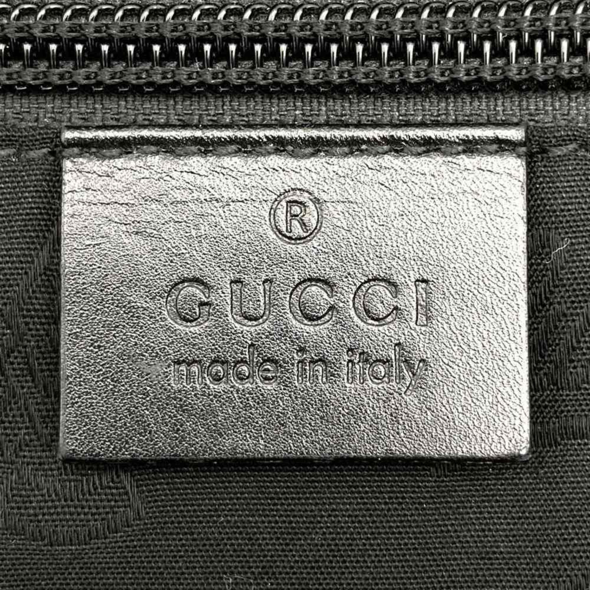 Gucci Gg Imprimé Black Gg Imprimé Tote Bag (Pre-Owned)
