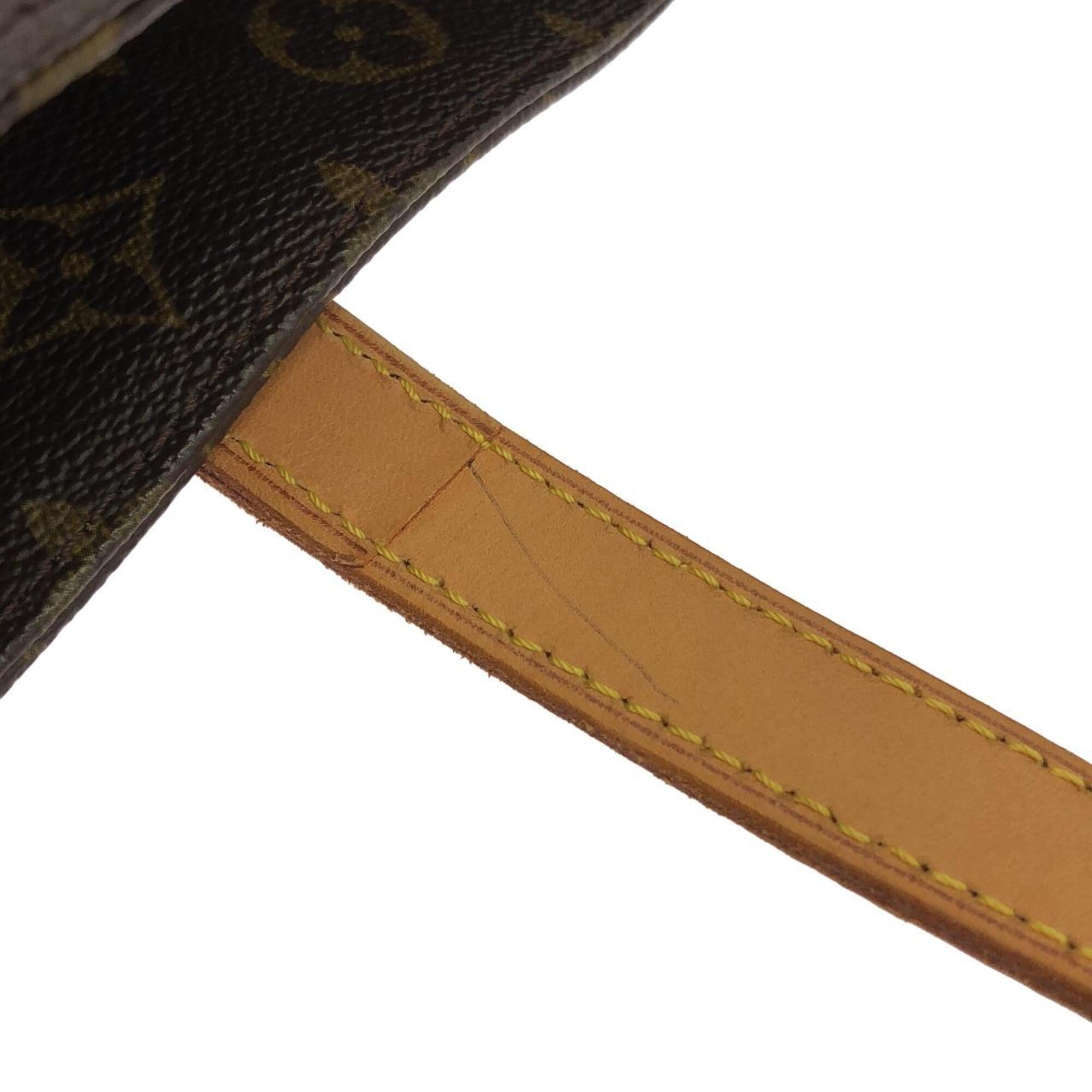 Louis Vuitton Marron Coated Canvas Handbag (Pre-Owned)
