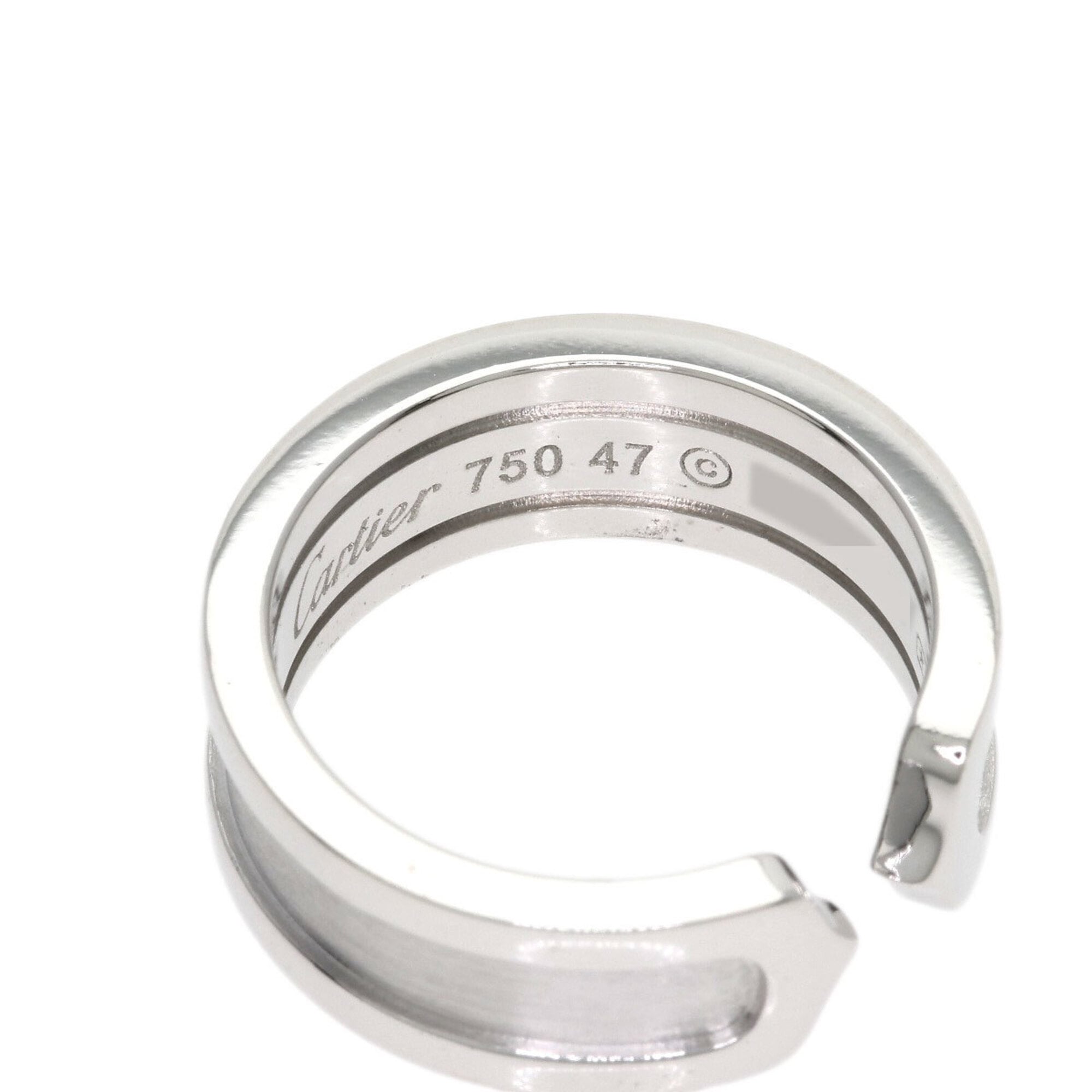 Cartier C2 White Gold (18K) Band Ring (Pre-Owned)