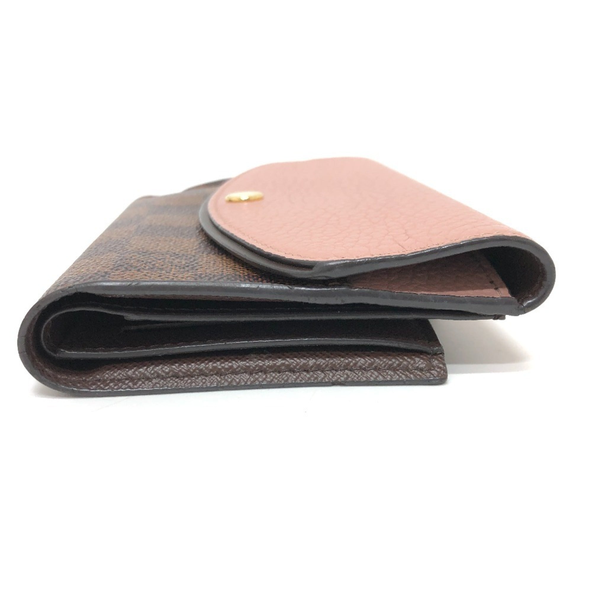 Louis Vuitton Damier Brown Damier Canvas Wallet (Bi-Fold) (Pre-Owned)