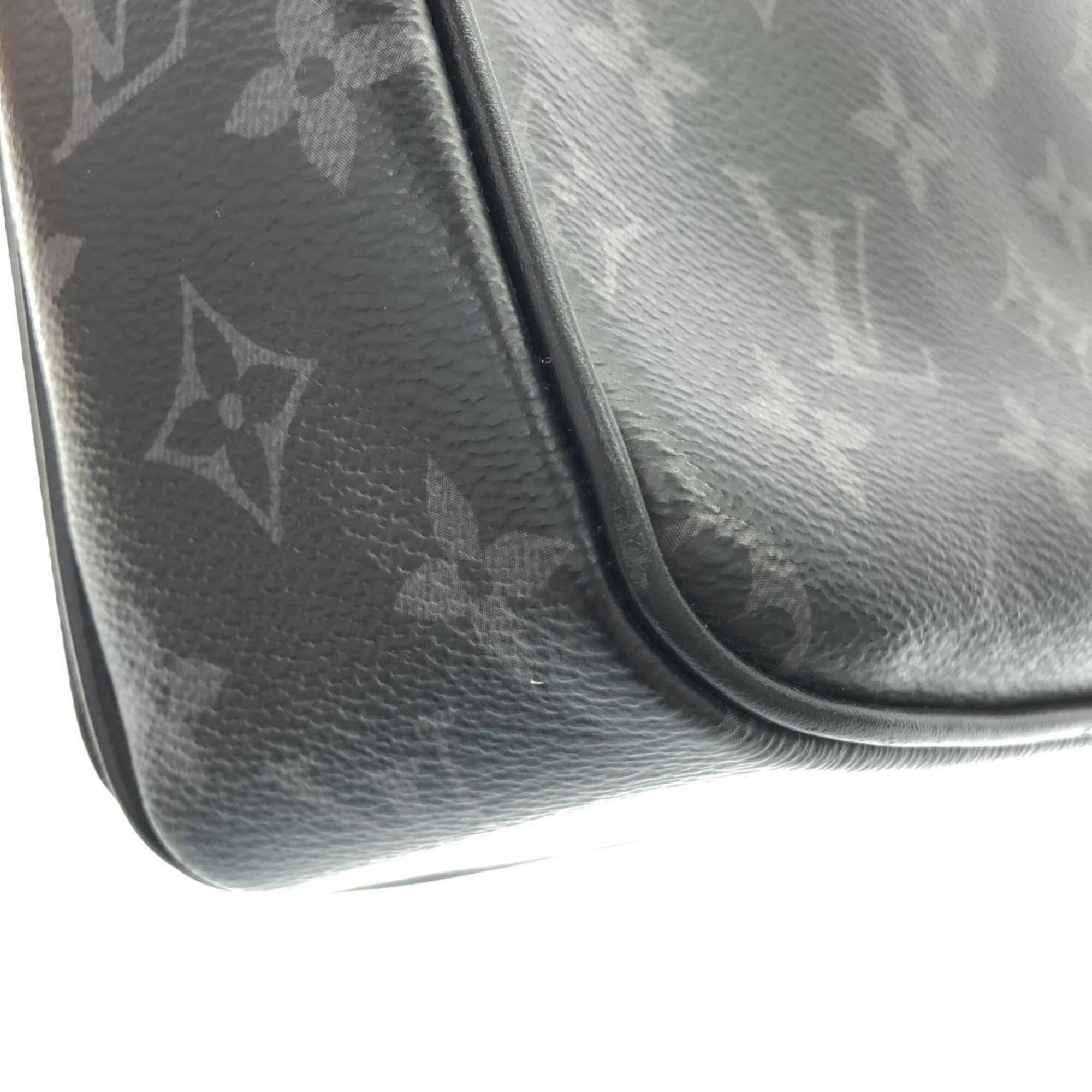 Louis Vuitton Black Coated Canvas Shoulder Bag (Pre-Owned)