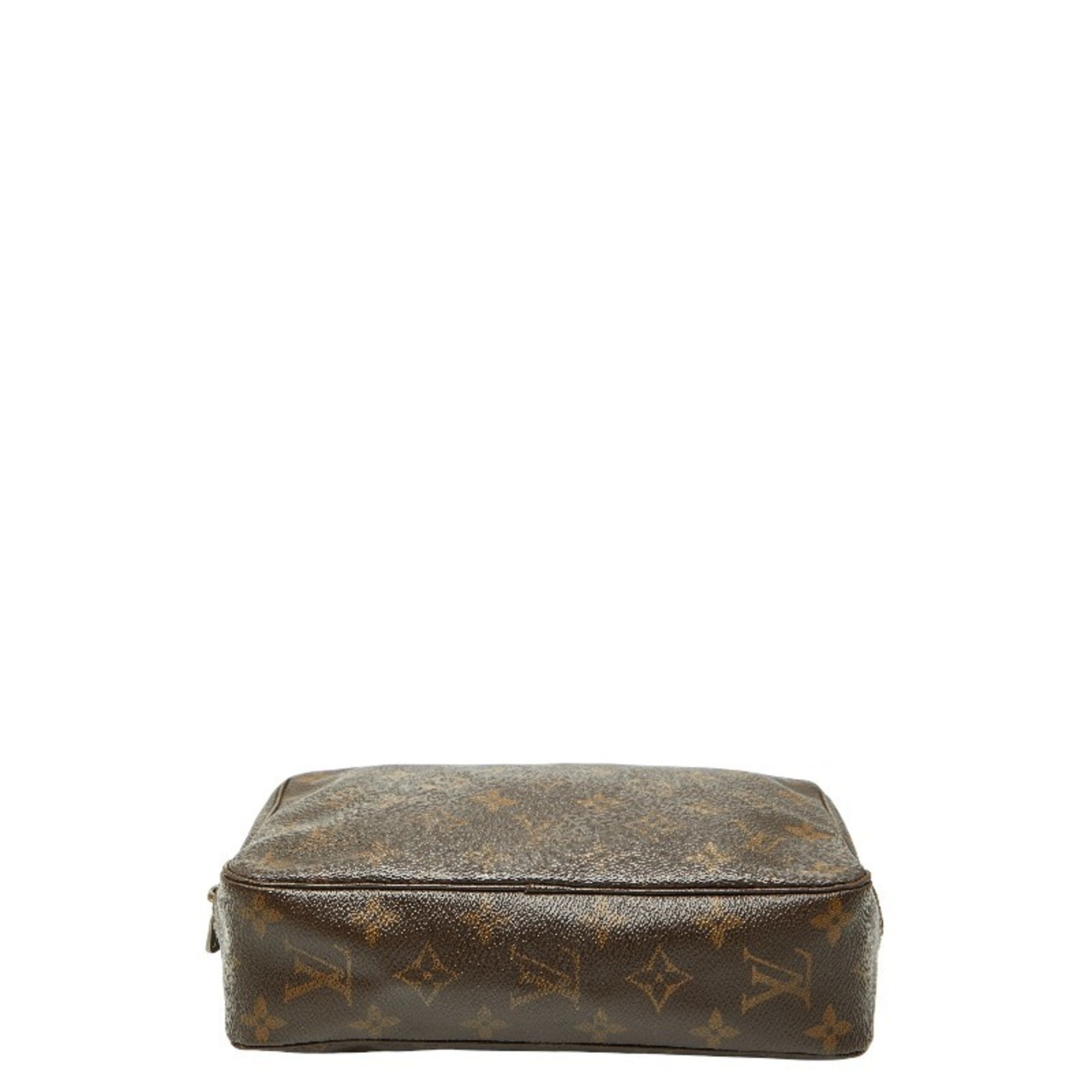 Louis Vuitton Monogram Brown Pvc Leather Pouch (Pre-Owned)