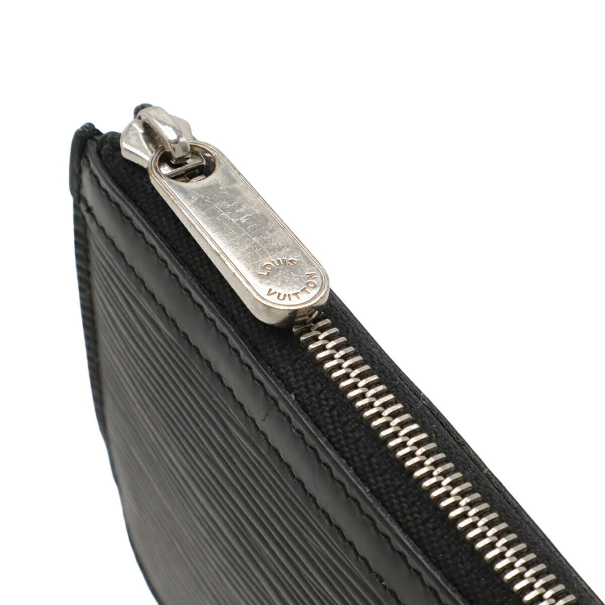 Louis Vuitton Noir Epi Leather Coin Purse/Coin Case (Pre-Owned)