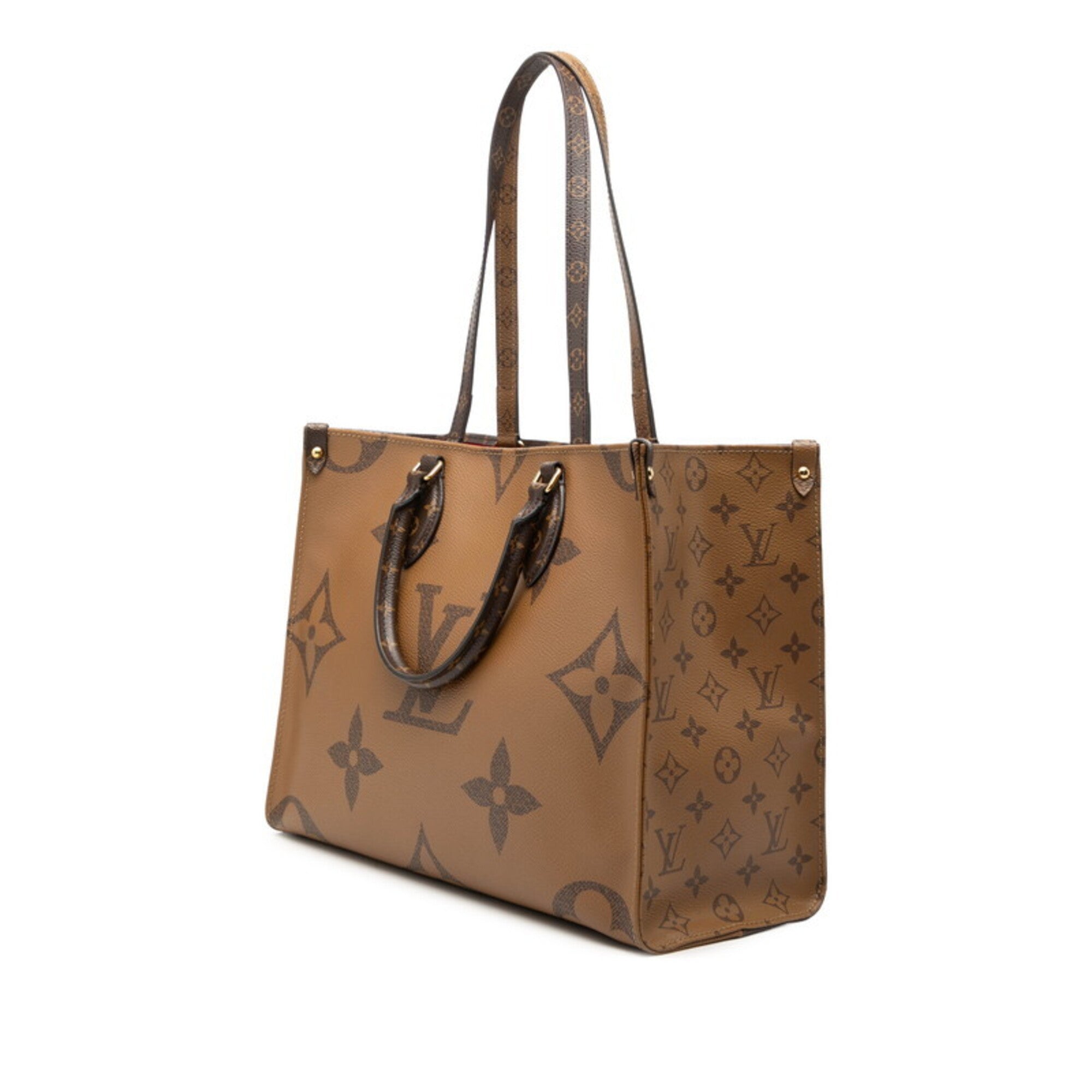Louis Vuitton Brown Pvc Leather Handbag Shoulder Bag (Pre-Owned)
