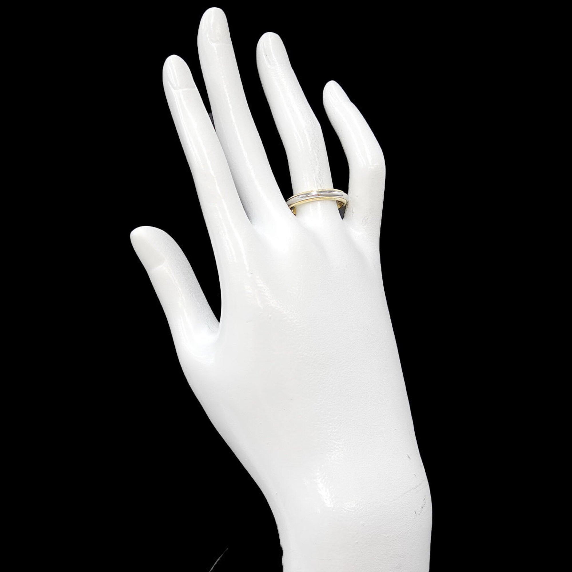 Tiffany Yellow Gold (18K) Platinum 950 Band Ring (Pre-Owned)