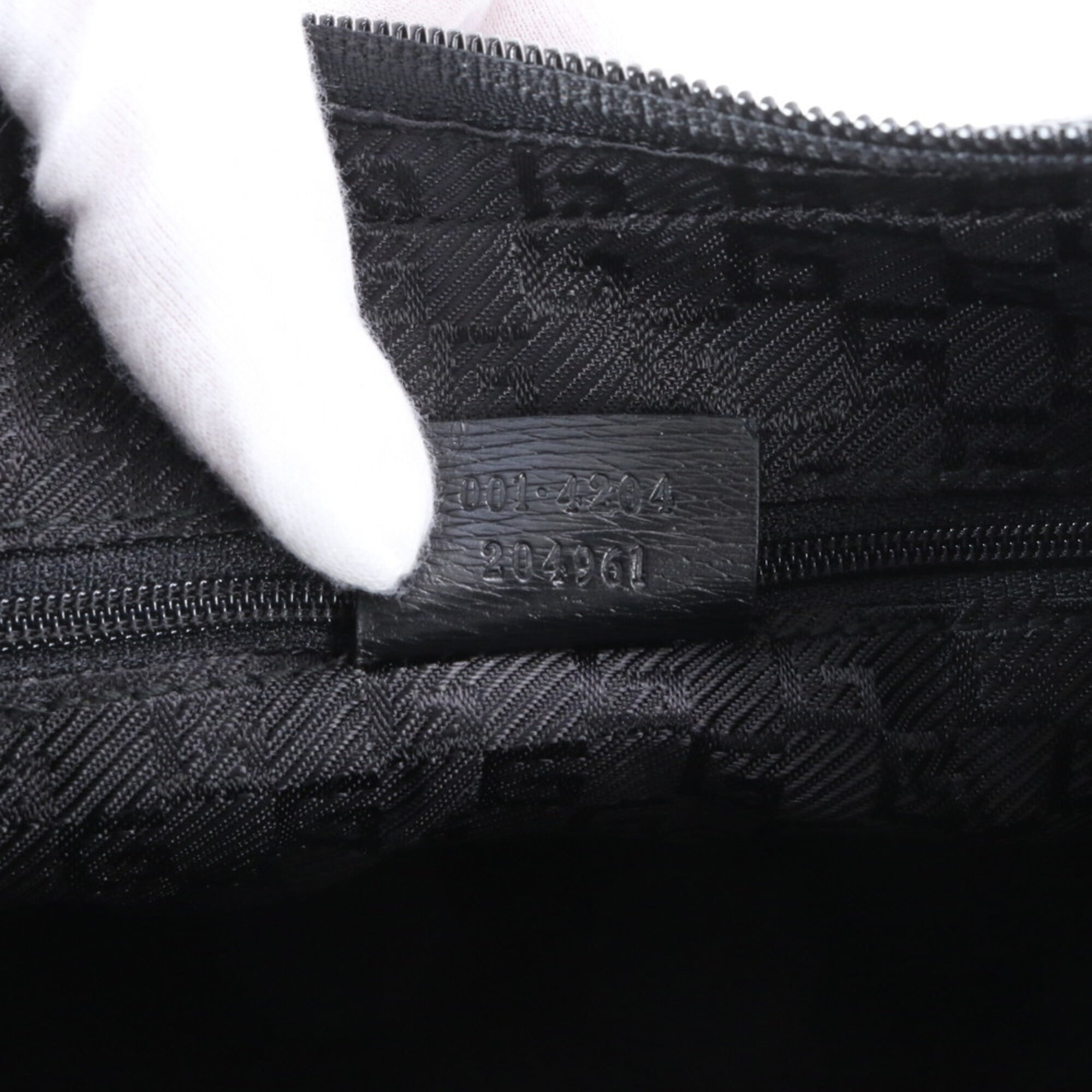 Gucci Black Leather Handbag Shoulder Bag (Pre-Owned)
