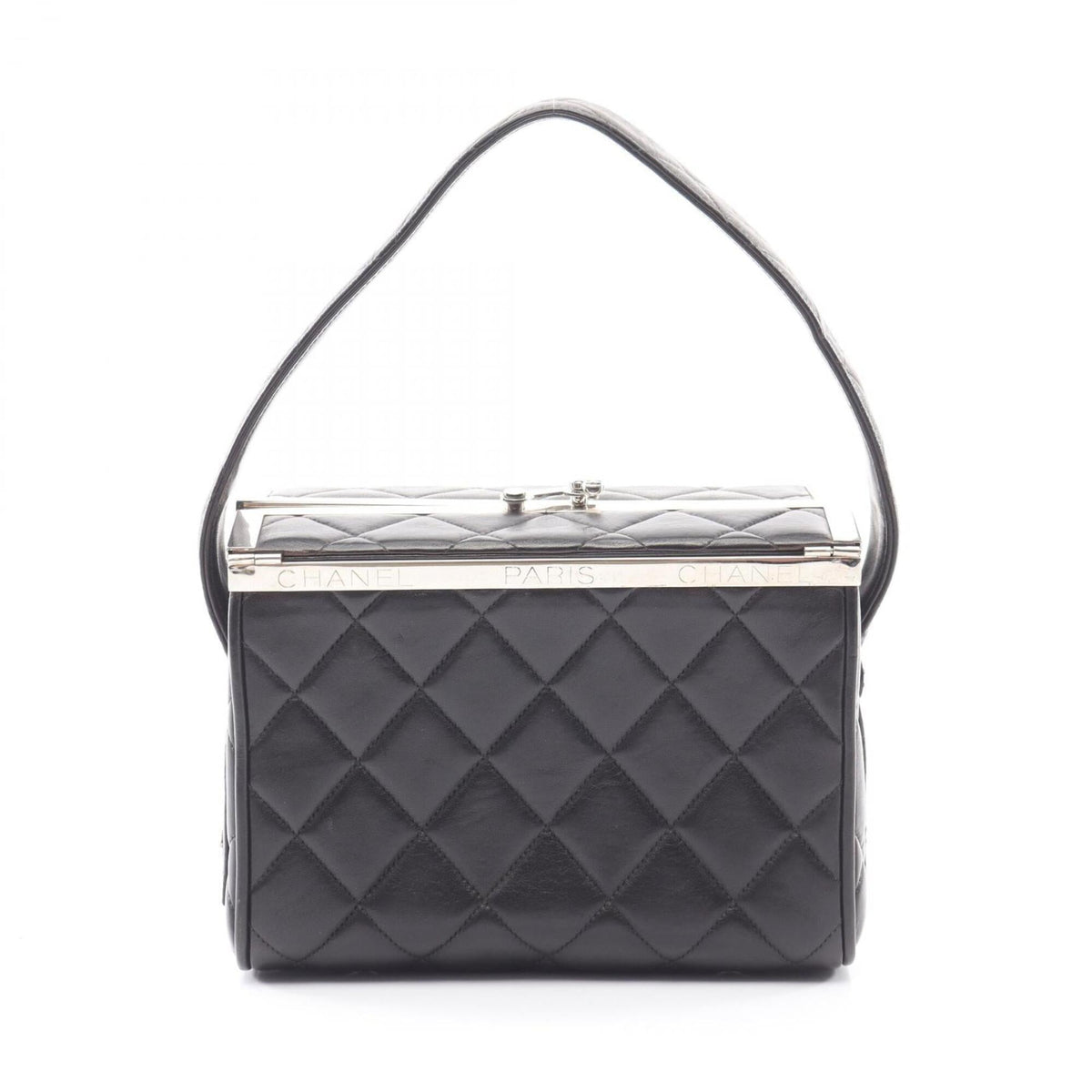 Chanel Black Leather Handbag (Pre-Owned)