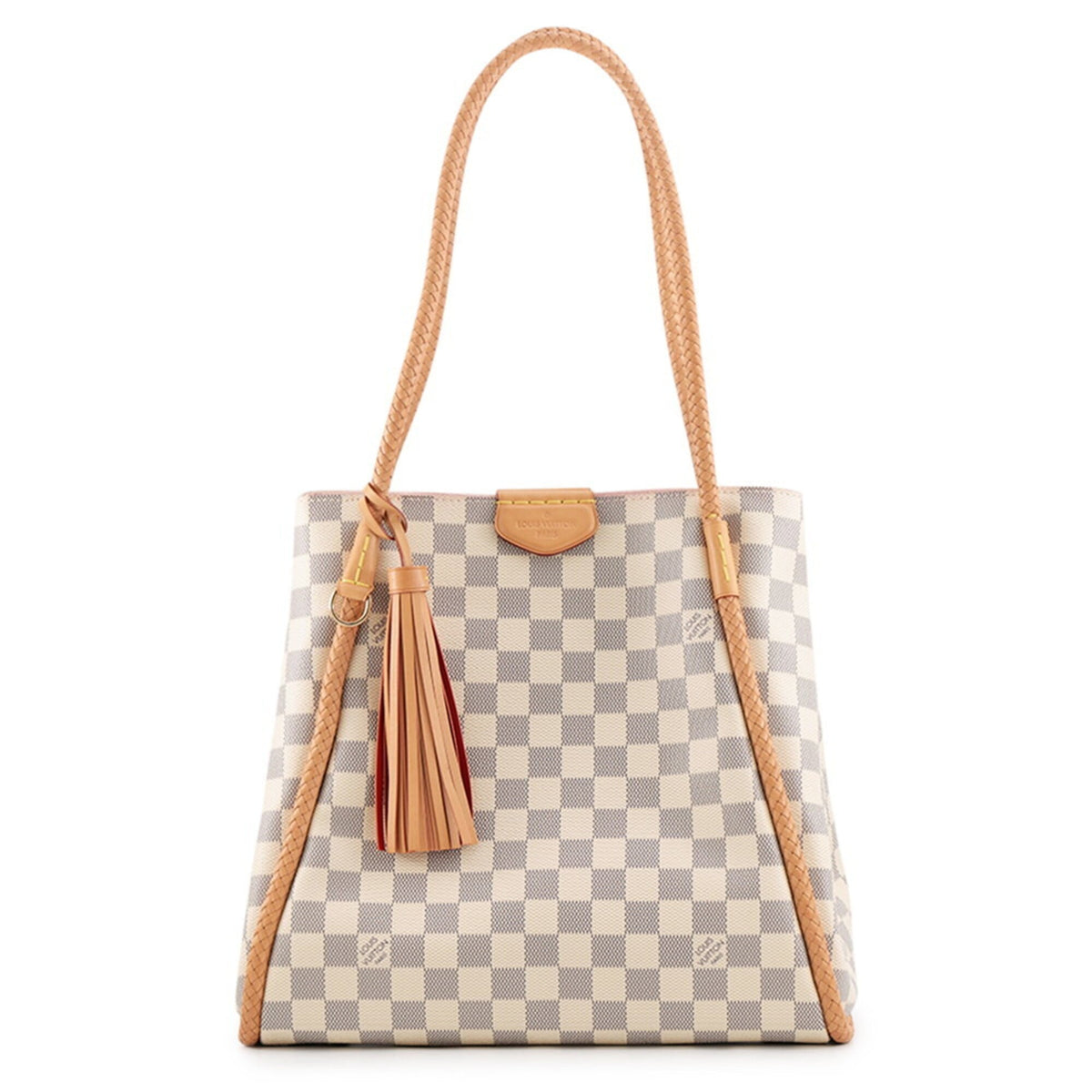 Louis Vuitton Damier Azur Beige Rose Damier Azur Handbag Tote Bag (Pre-Owned)