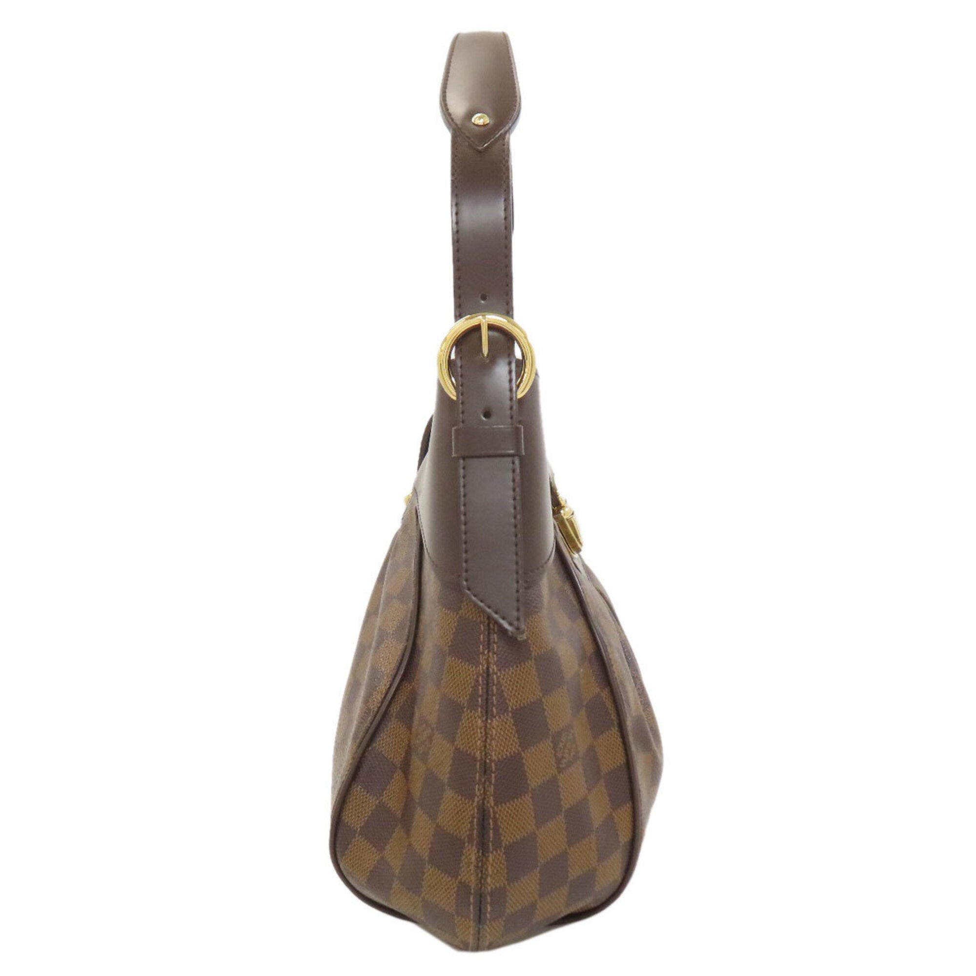Louis Vuitton Damier Canvas Ebene Damier Canvas Shoulder Bag (Pre-Owned)