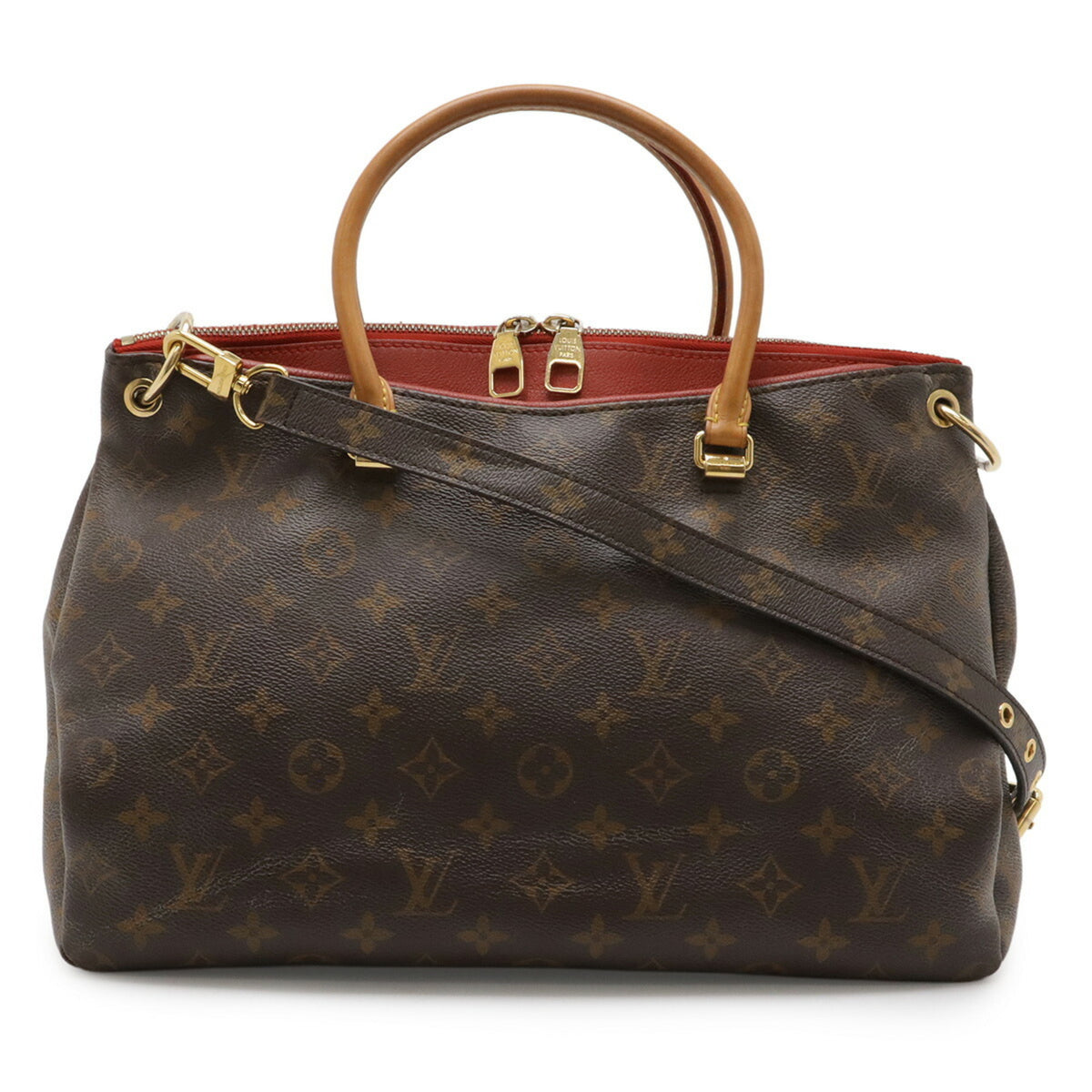 Louis Vuitton Cerise Monogram Red Color Monogram Handbag Shoulder Bag (Pre-Owned)