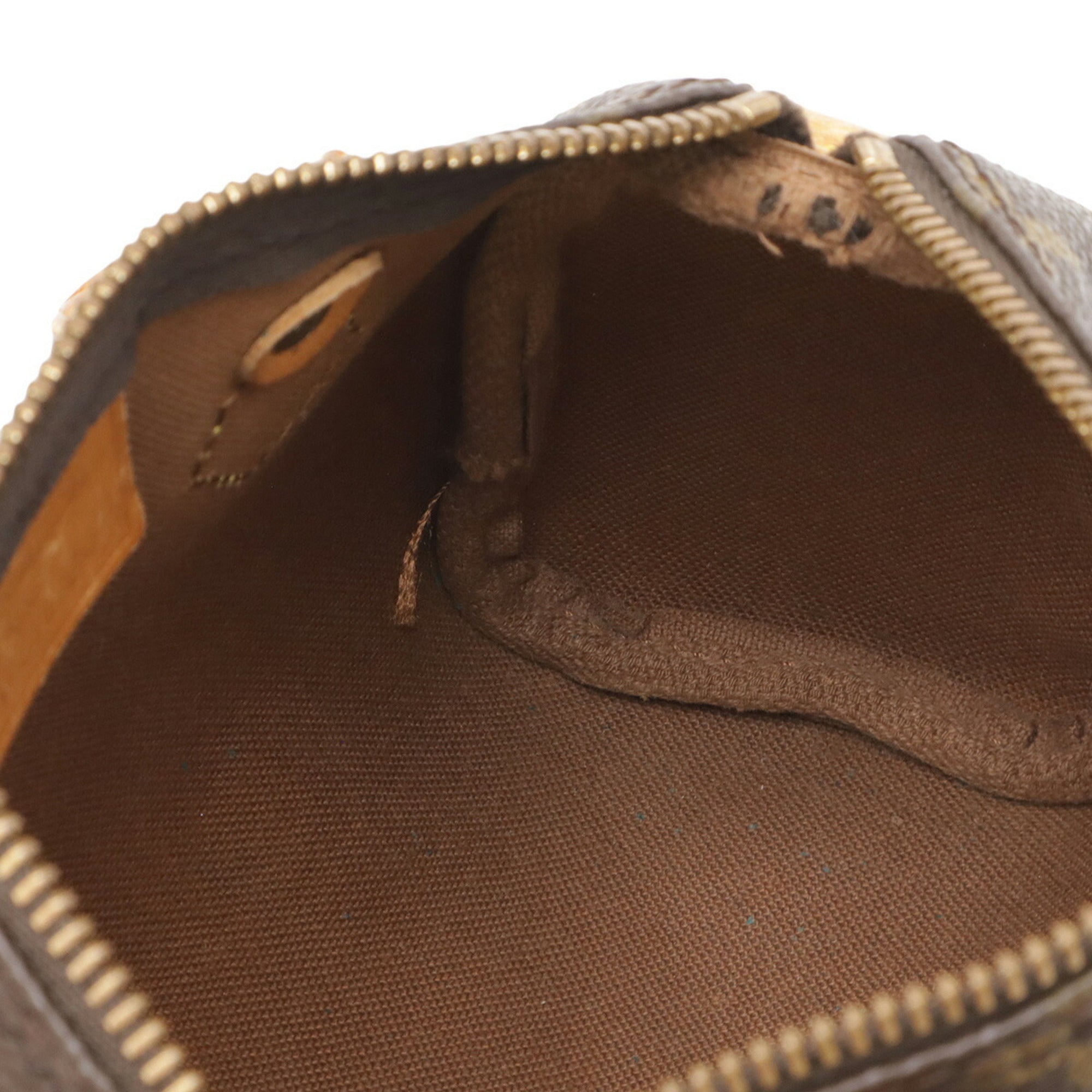 Louis Vuitton Brown Monogram Canvas Pvc Coated Canvas Handbag Pouch (Pre-Owned)