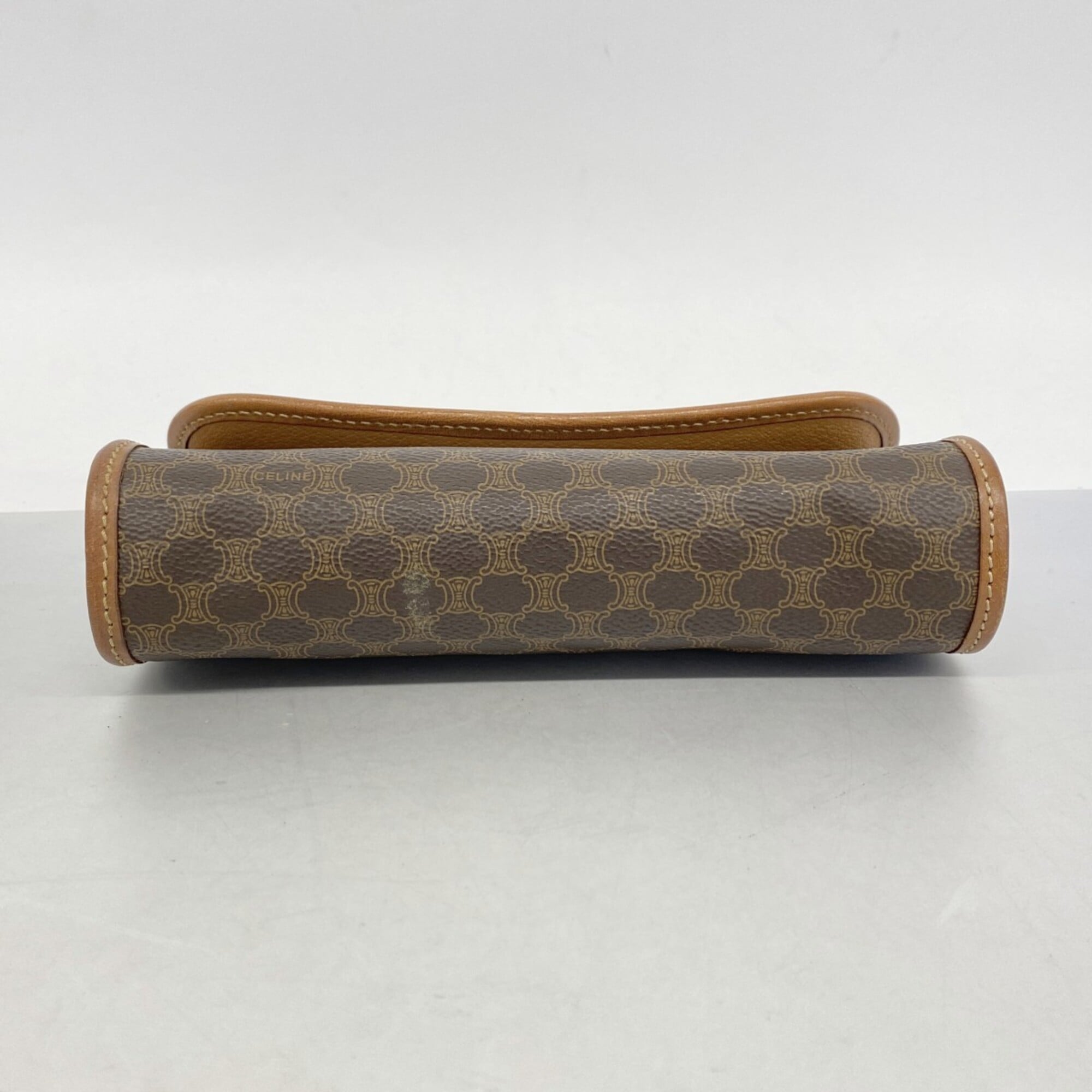 Celine Brown Pvc Pouch (Pre-Owned)