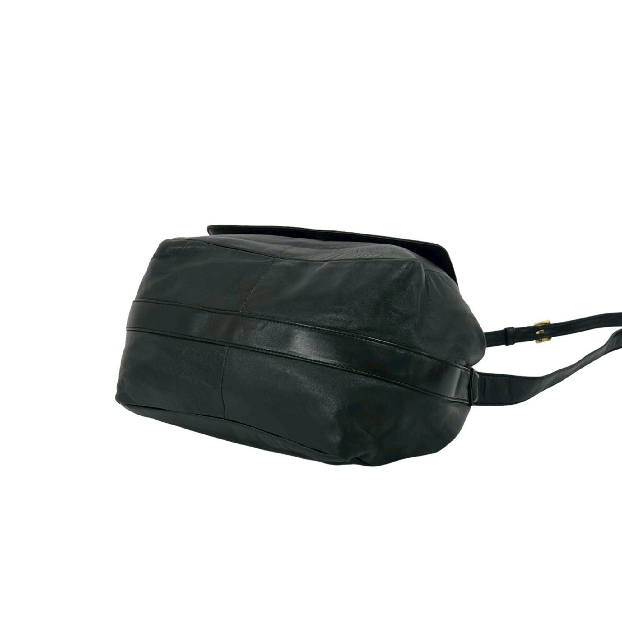 Loewe Black Leather Pochette Shoulder Bag (Pre-Owned)