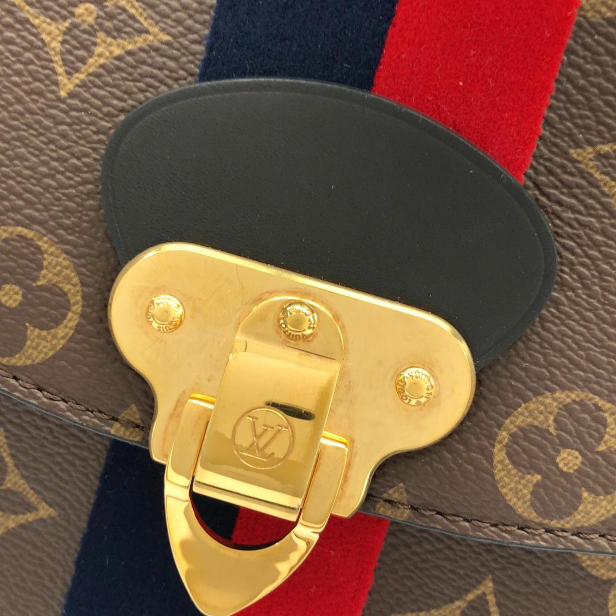 Louis Vuitton Brown Coated Canvas Handbag (Pre-Owned)
