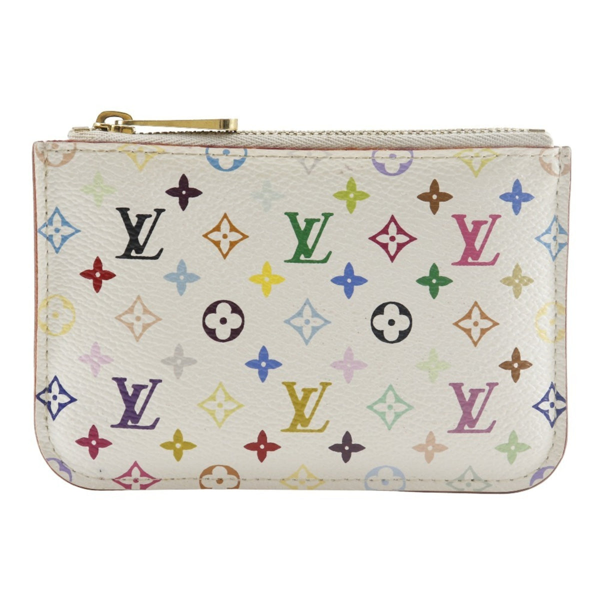 Louis Vuitton Multi-Color White Monogram Multicolore Pochette (Pre-Owned)