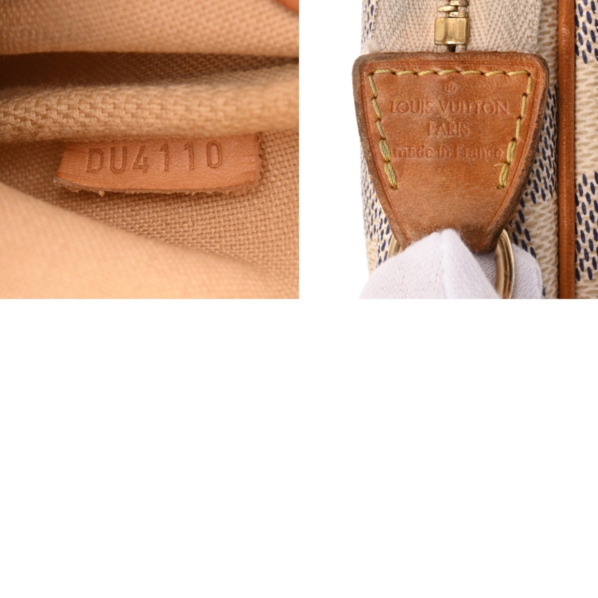Louis Vuitton Damier Azur White Damier Azur Shoulder Bag (Pre-Owned)