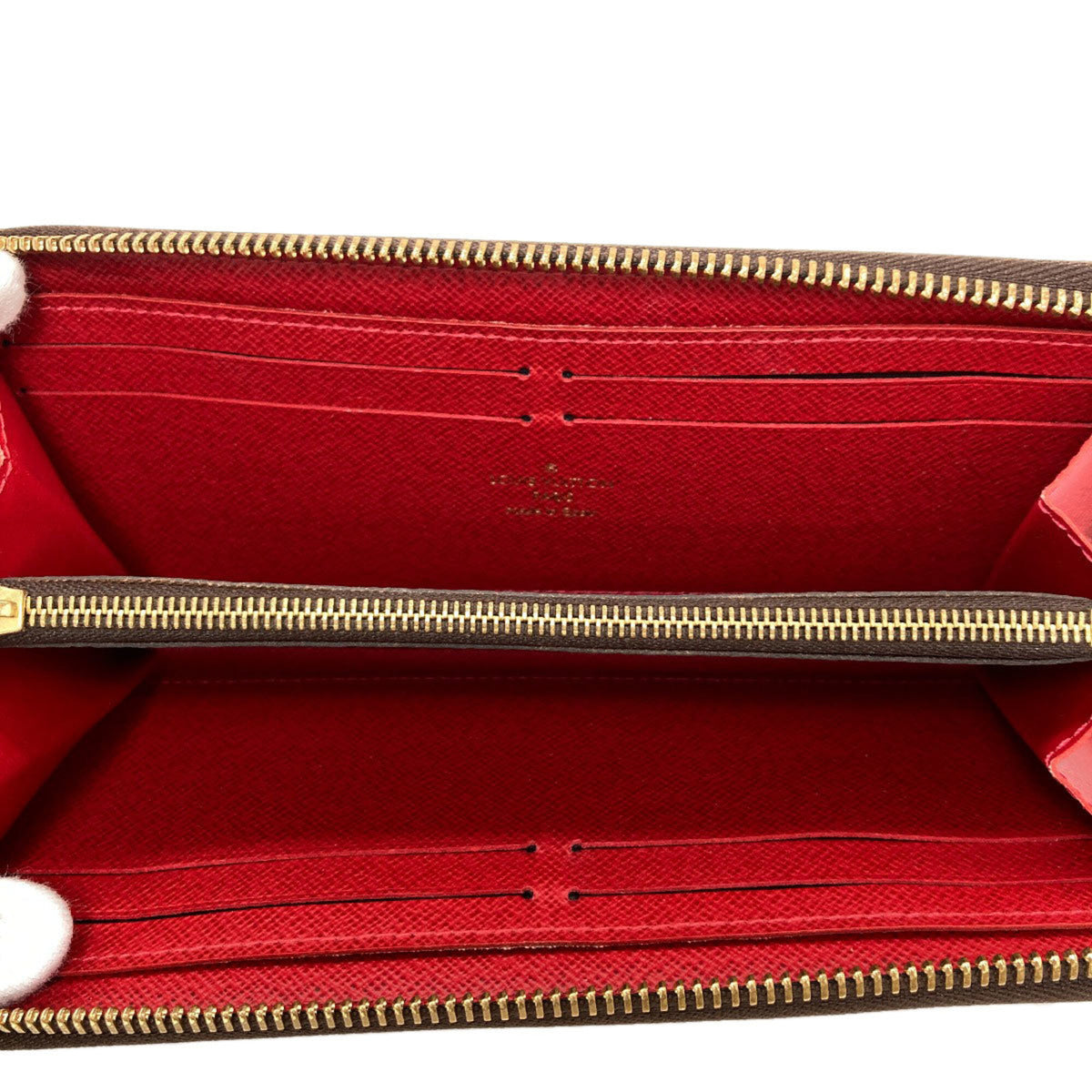 Louis Vuitton Damier Canvas Ebene Damier Canvas Coin Purse/Coin Case (Pre-Owned)