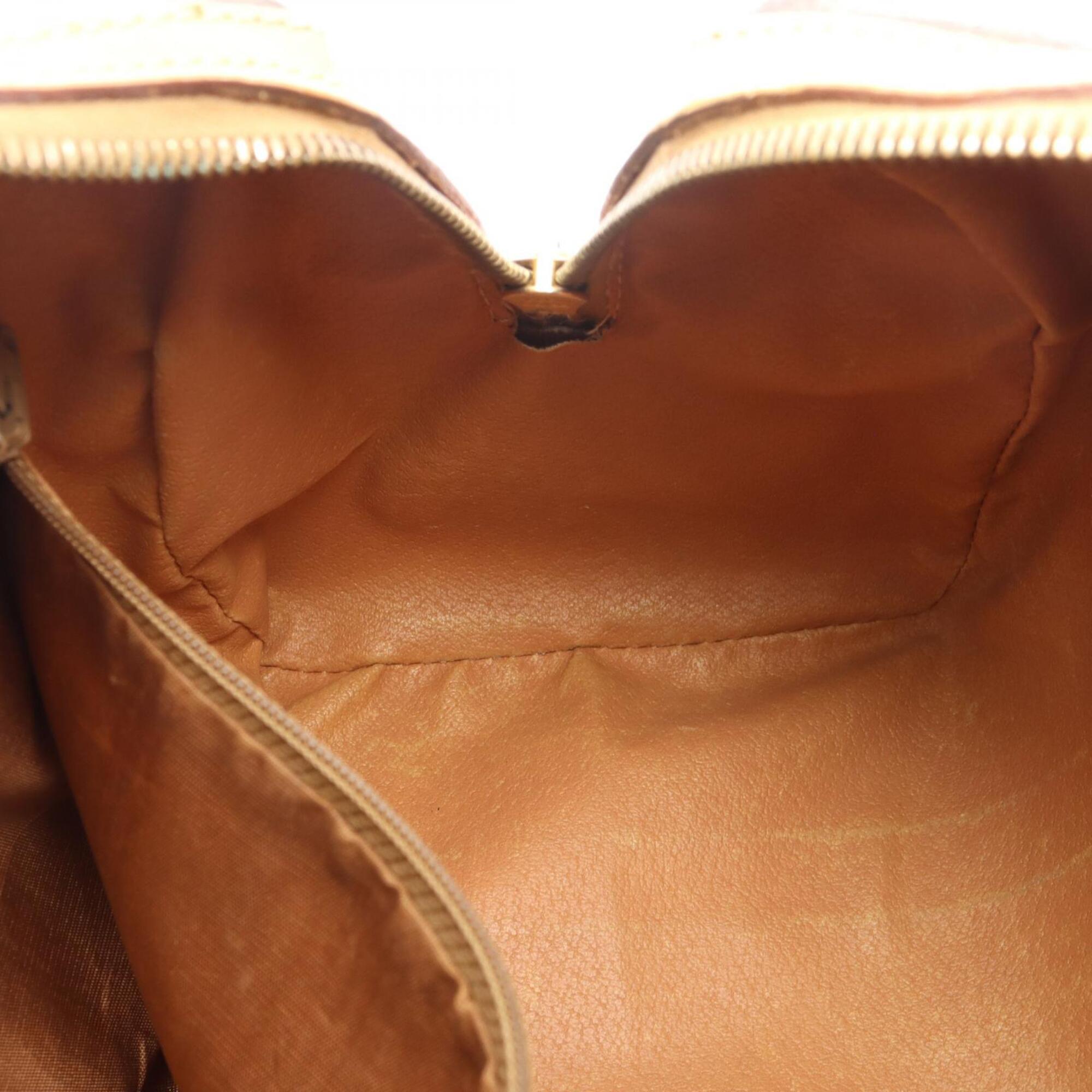 Celine Brown Coated Canvas Leather Handbag Tote Bag (Pre-Owned)