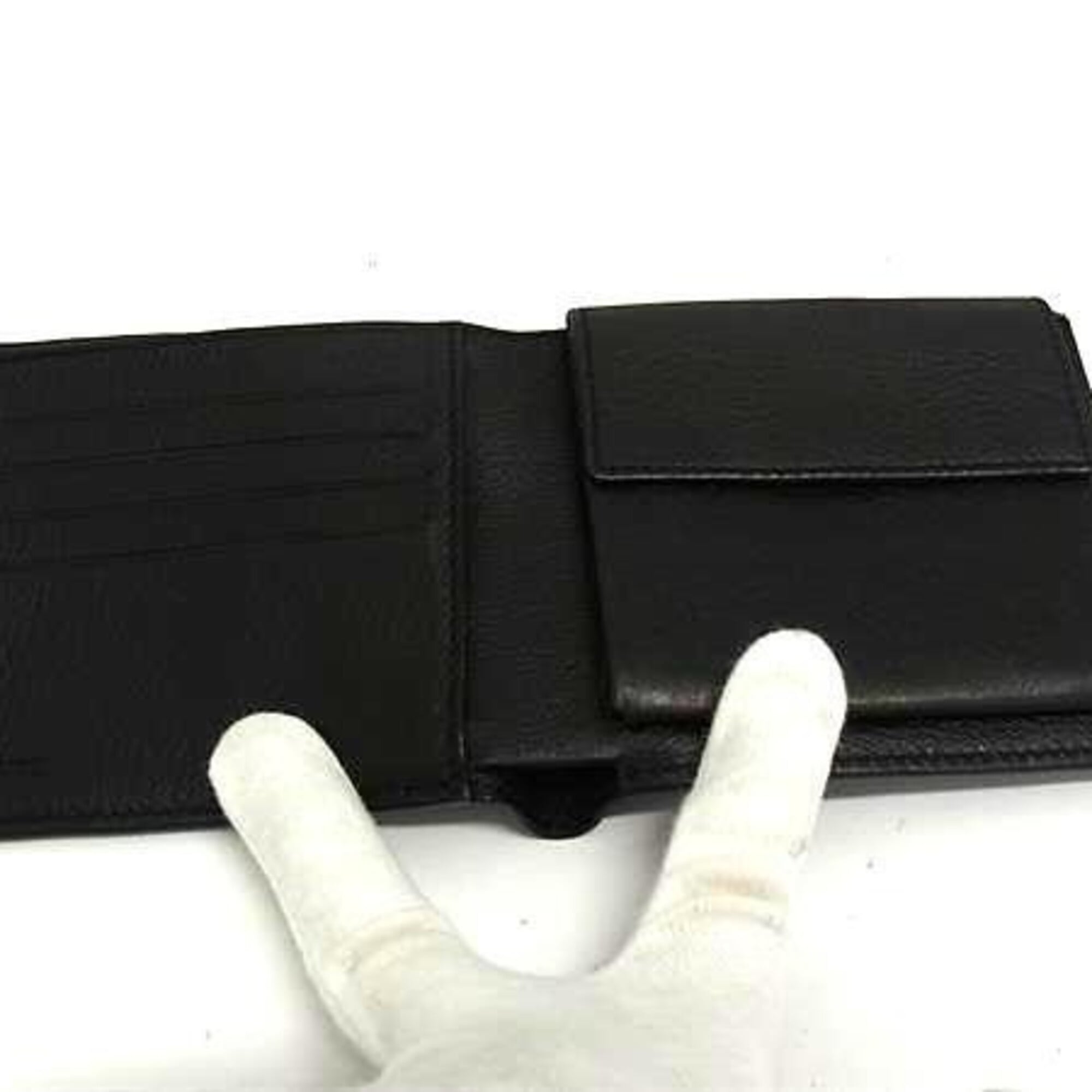 Loewe Black Bordeaux Pvc Wallet (Bi-Fold) (Pre-Owned)