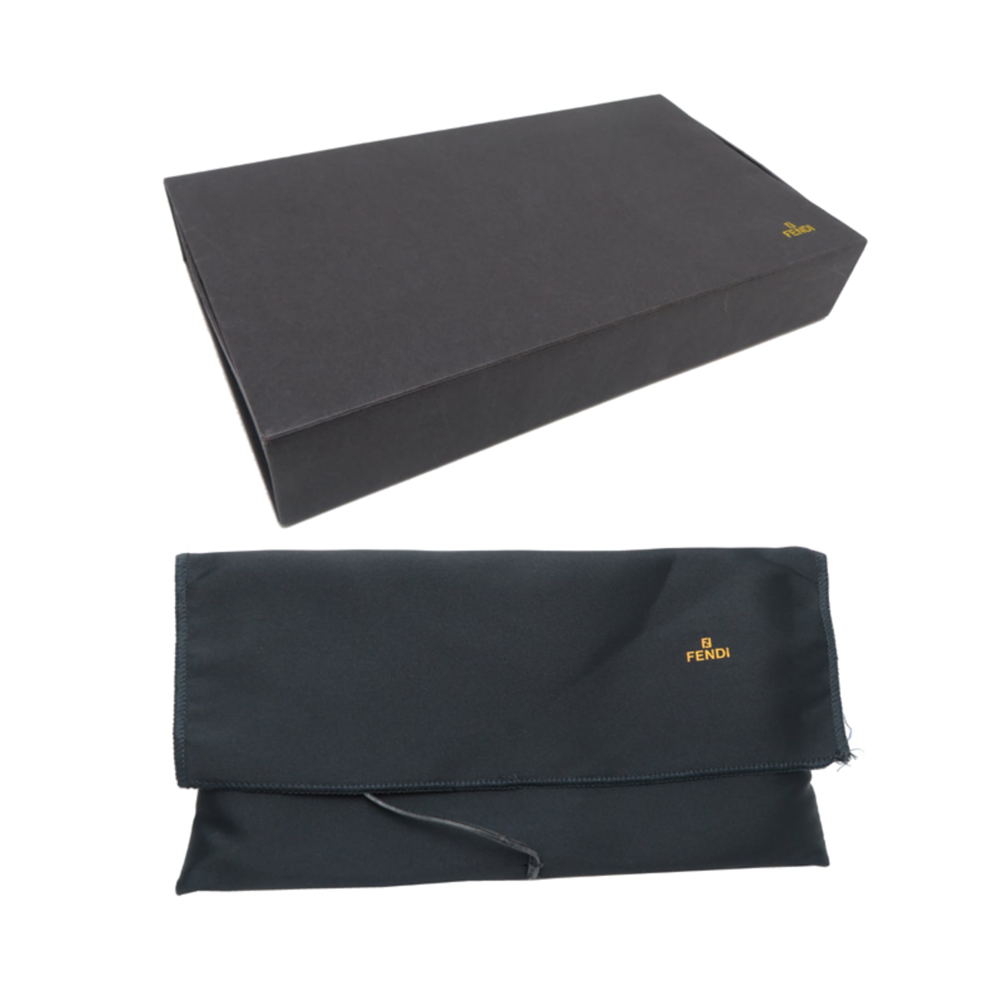 Fendi Brown Canvas Leather Long Wallet (Bi-Fold) (Pre-Owned)