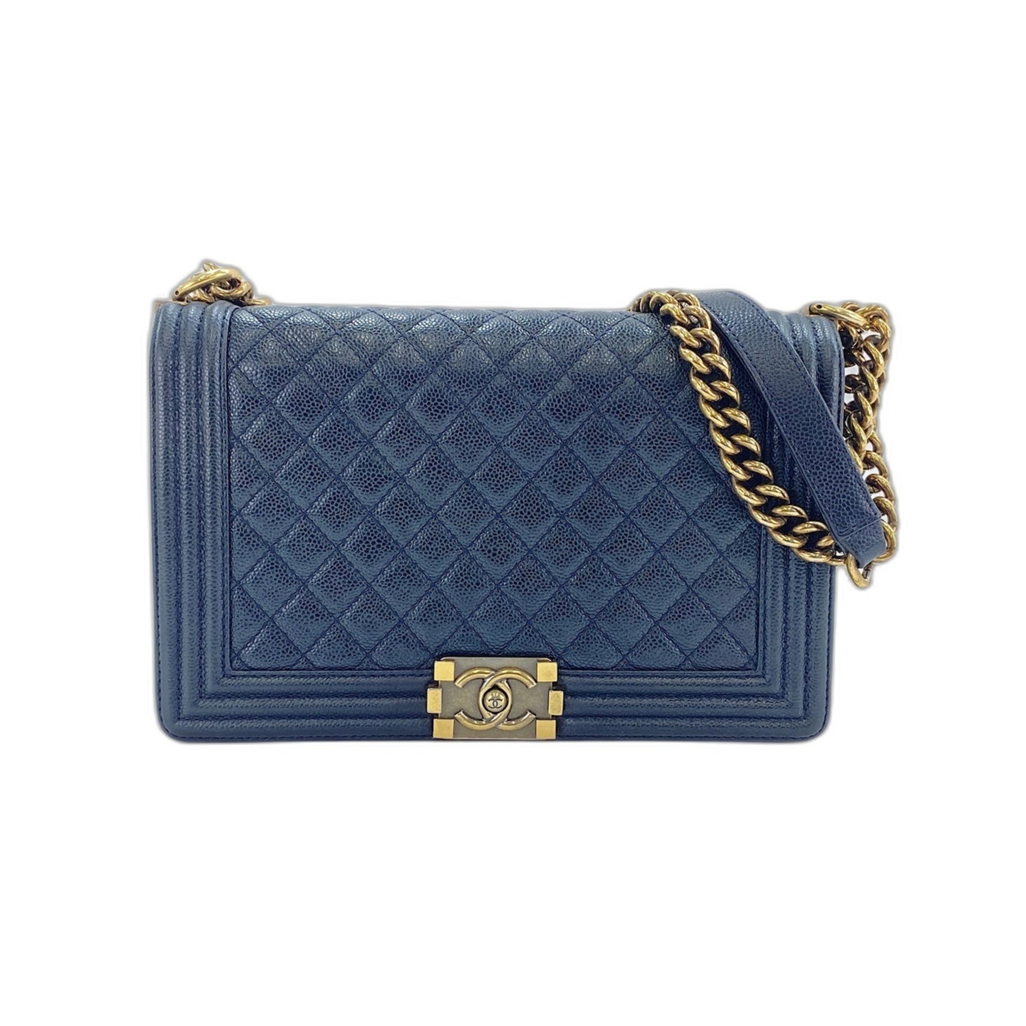 Chanel Navy Shoulder Bag (Pre-Owned)