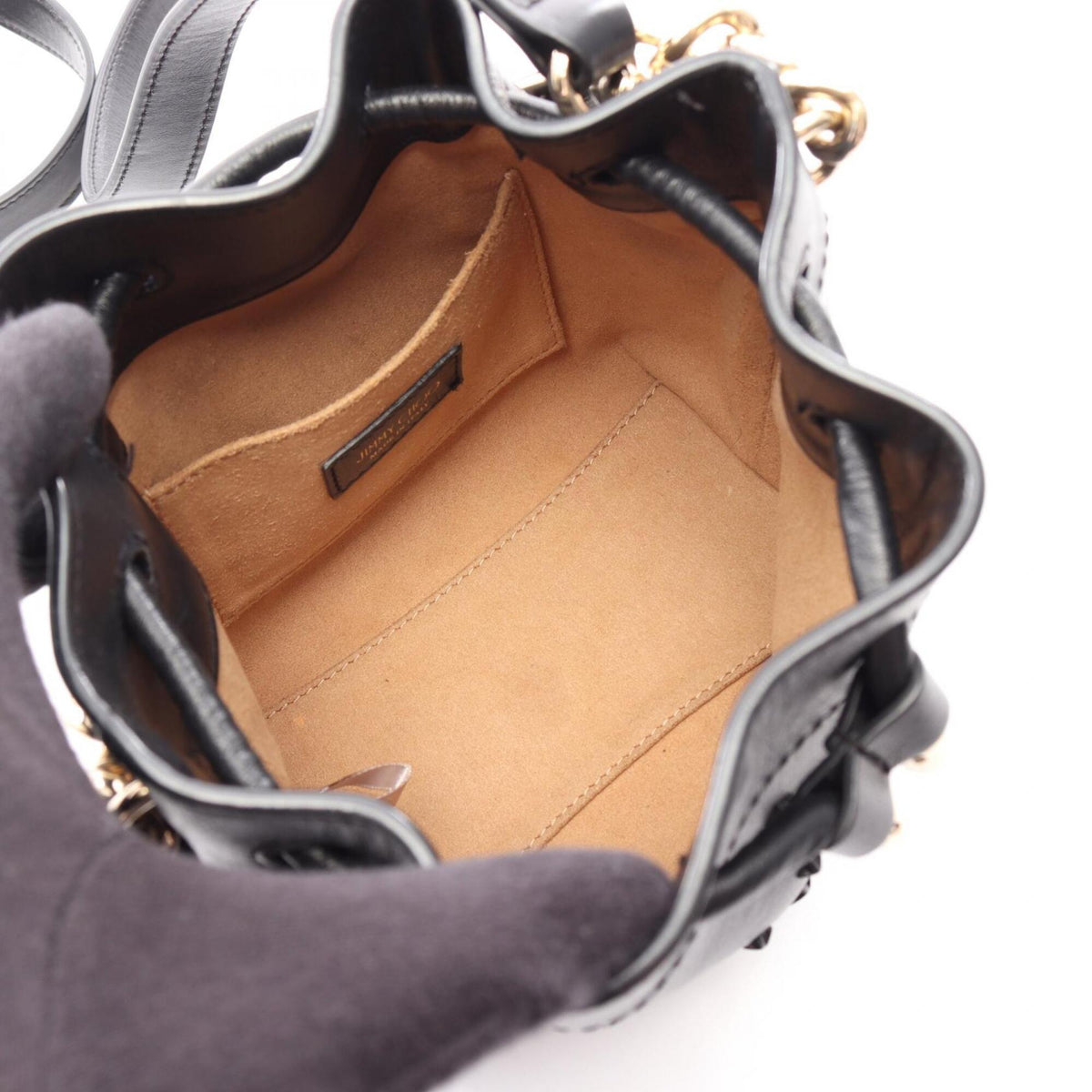 Jimmy Choo Black Leather Handbag (Pre-Owned)