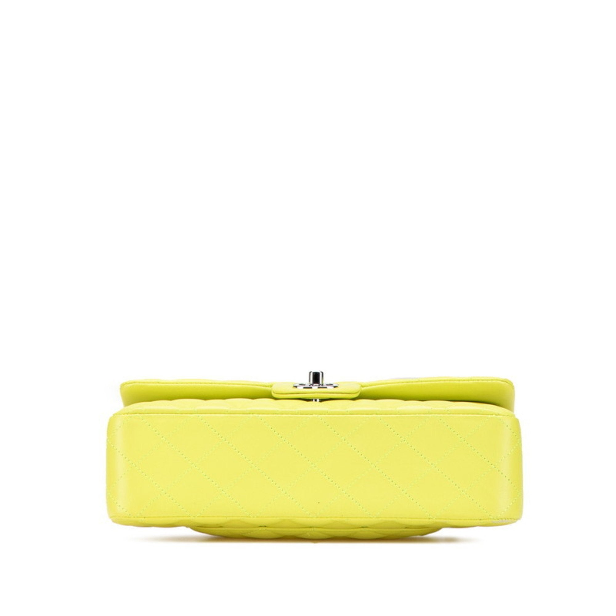 Chanel Matelasse Yellow Handbag Shoulder Bag (Pre-Owned)
