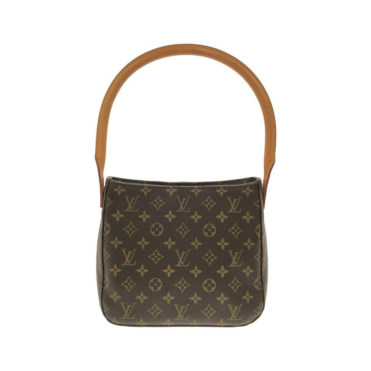 Louis Vuitton Marron Coated Canvas Shoulder Bag (Pre-Owned)