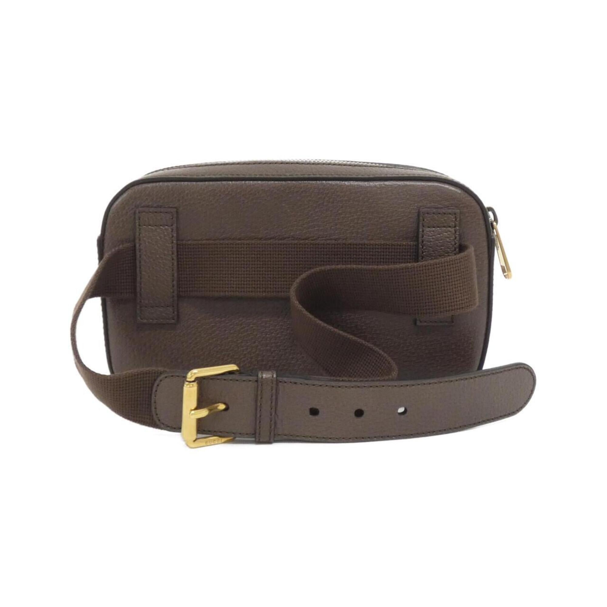 Gucci Brown Leather Fanny Pack (Pre-Owned)