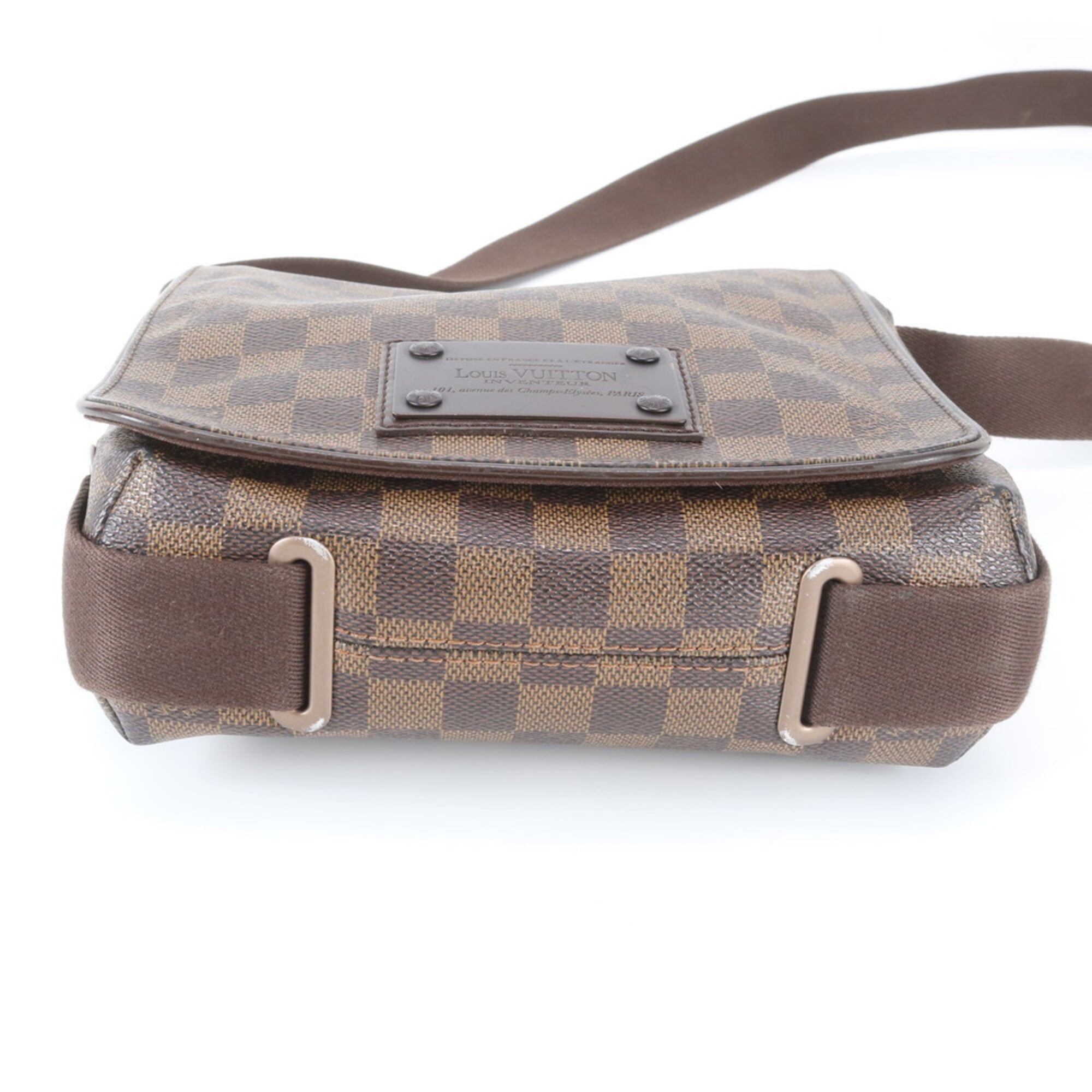 Louis Vuitton Brown Damier Canvas Coated Canvas Leather Shoulder Bag (Pre-Owned)