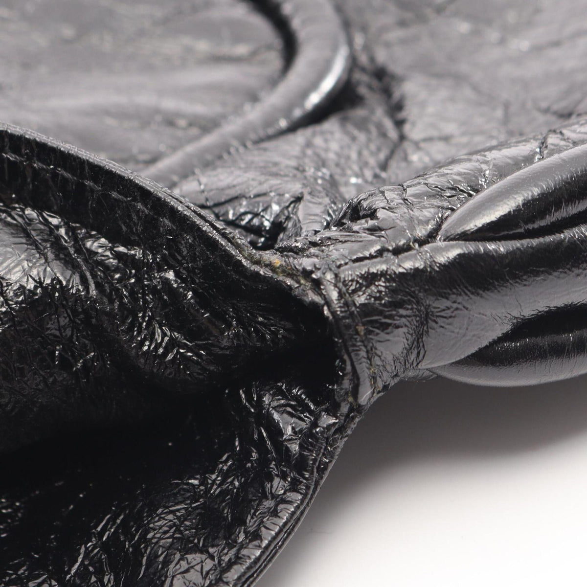 Loewe Black Leather Clutch Bag Handbag (Pre-Owned)