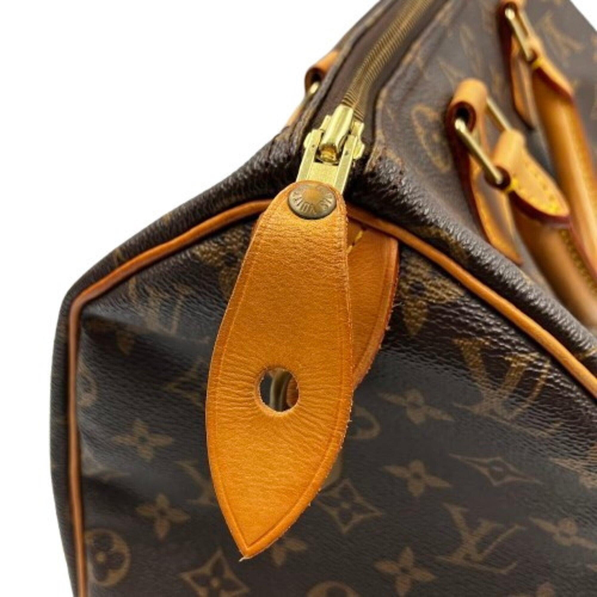 Louis Vuitton Brown Pvc Boston Bag Handbag (Pre-Owned)