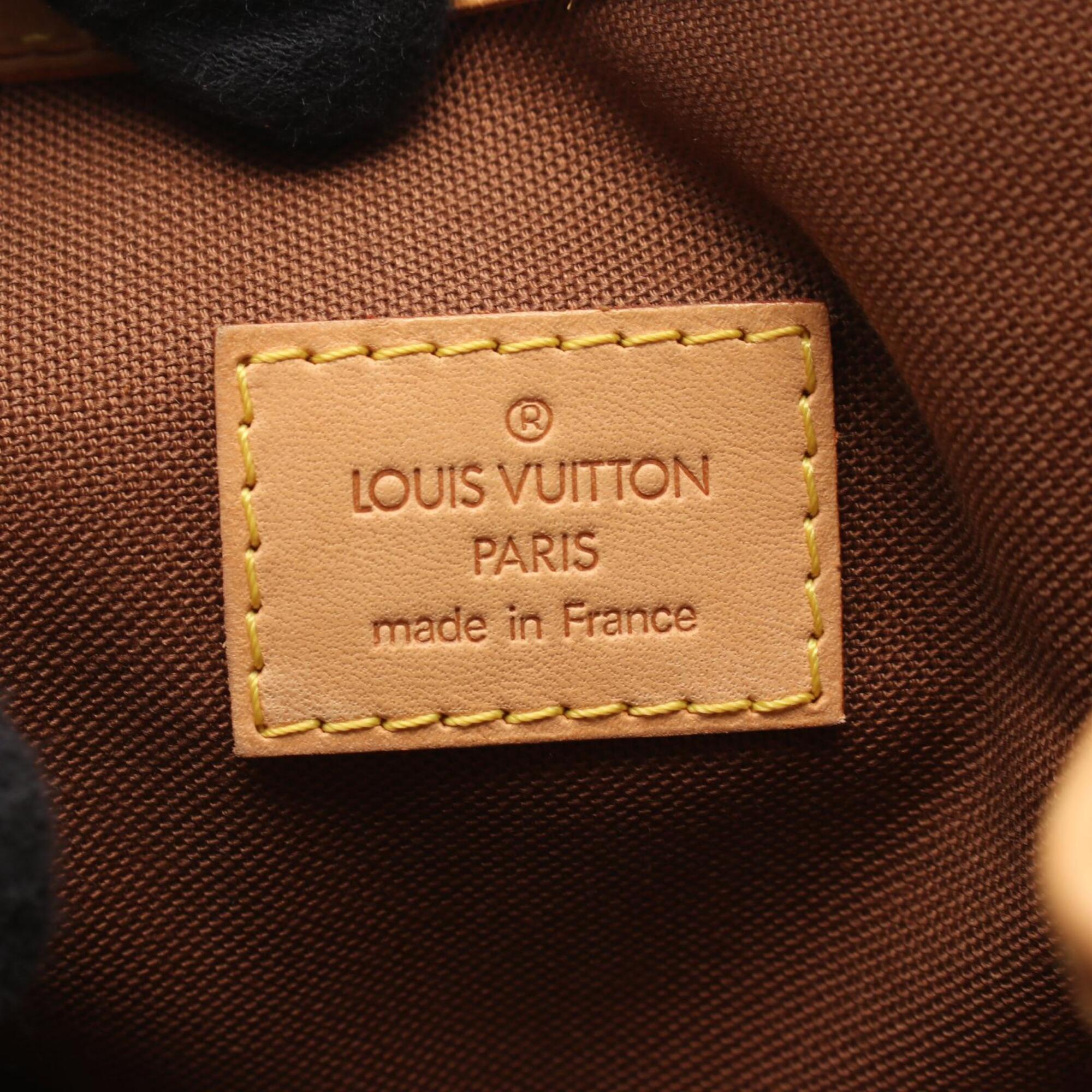 Louis Vuitton Brown Coated Canvas Leather Handbag (Pre-Owned)