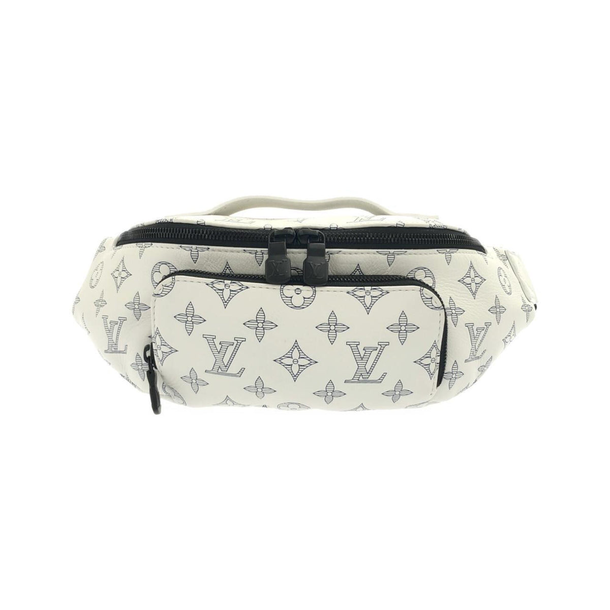 Louis Vuitton White Leather Shoulder Bag (Pre-Owned)