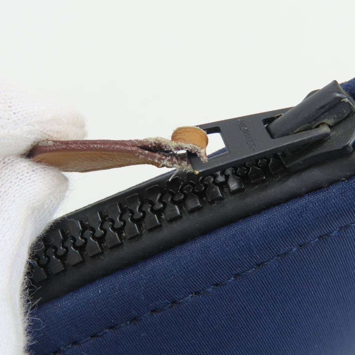 Hermes Navy Elastane Pouch (Pre-Owned)