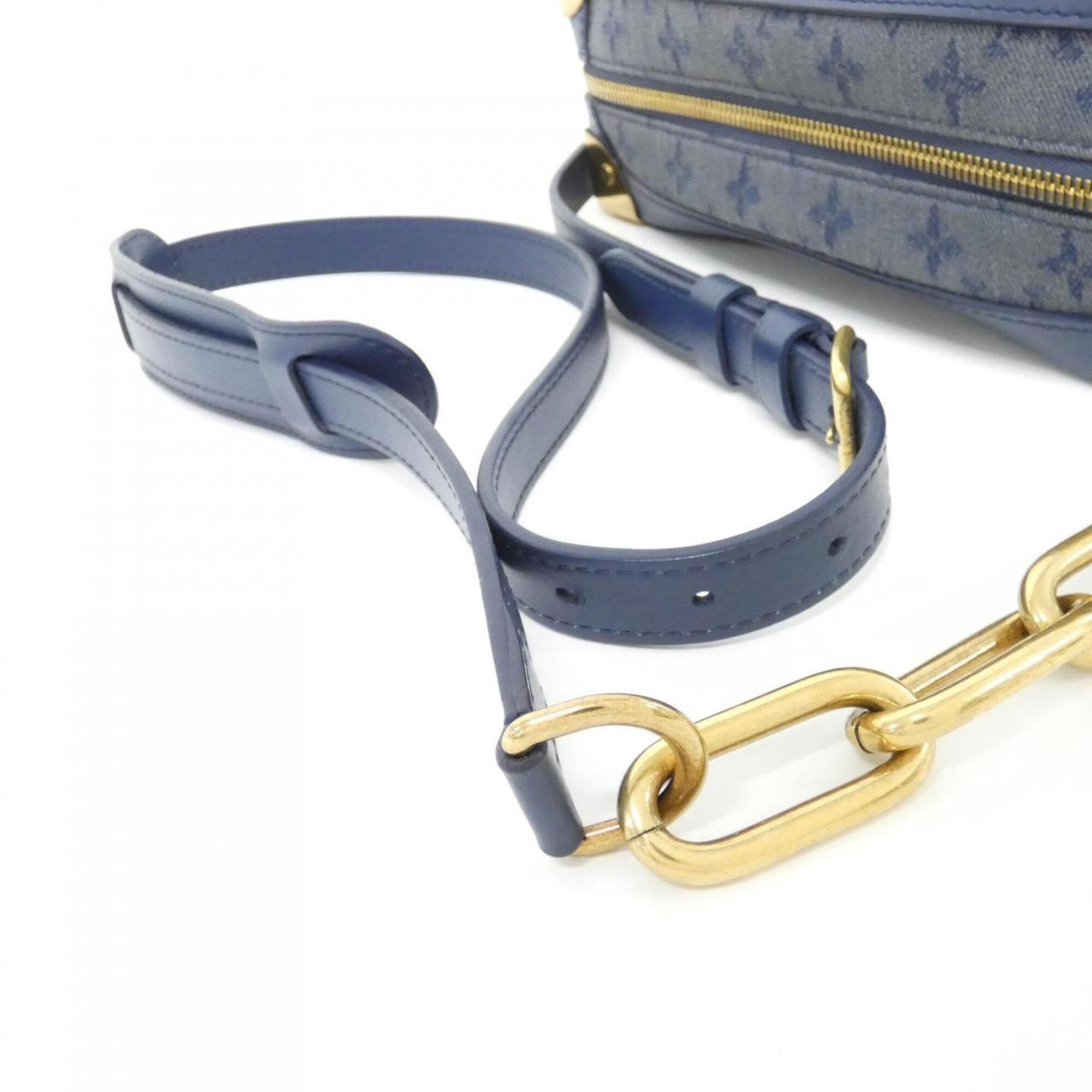 Louis Vuitton Navy Denim Shoulder Bag (Pre-Owned)