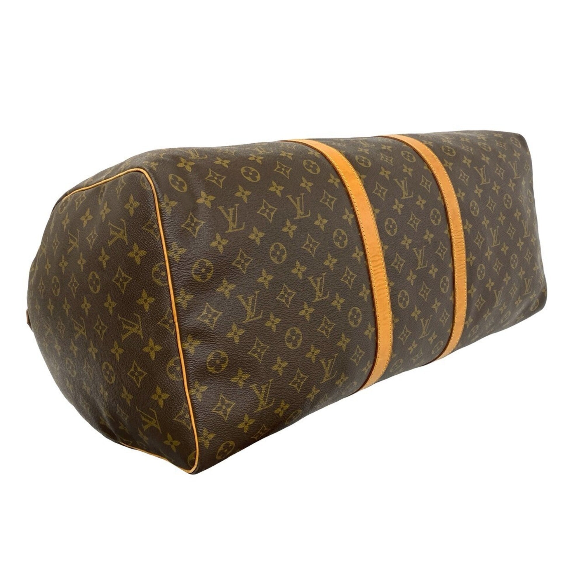 Louis Vuitton Brown Leather Pvc Boston Bag (Pre-Owned)