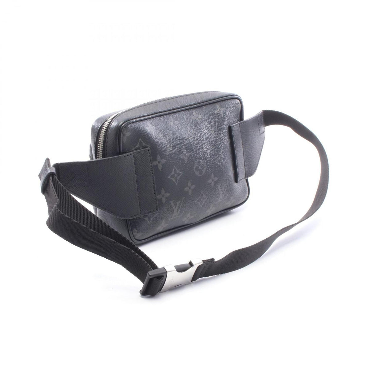 Louis Vuitton Black Noir Taigarama Leather Fanny Pack (Pre-Owned)