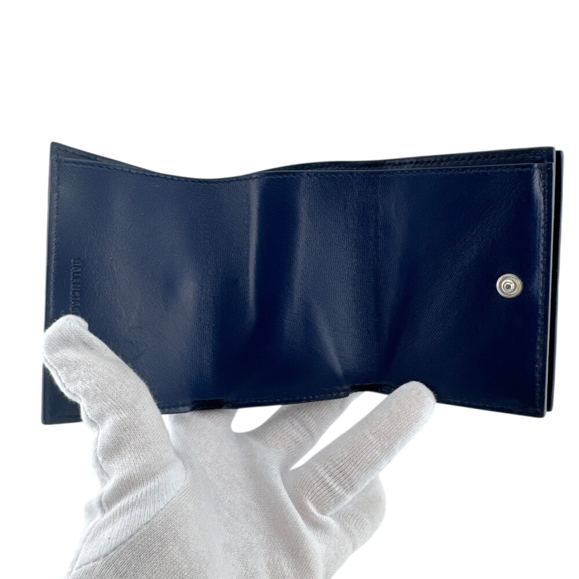 Balenciaga Blue Wallet (Tri-Fold) (Pre-Owned)