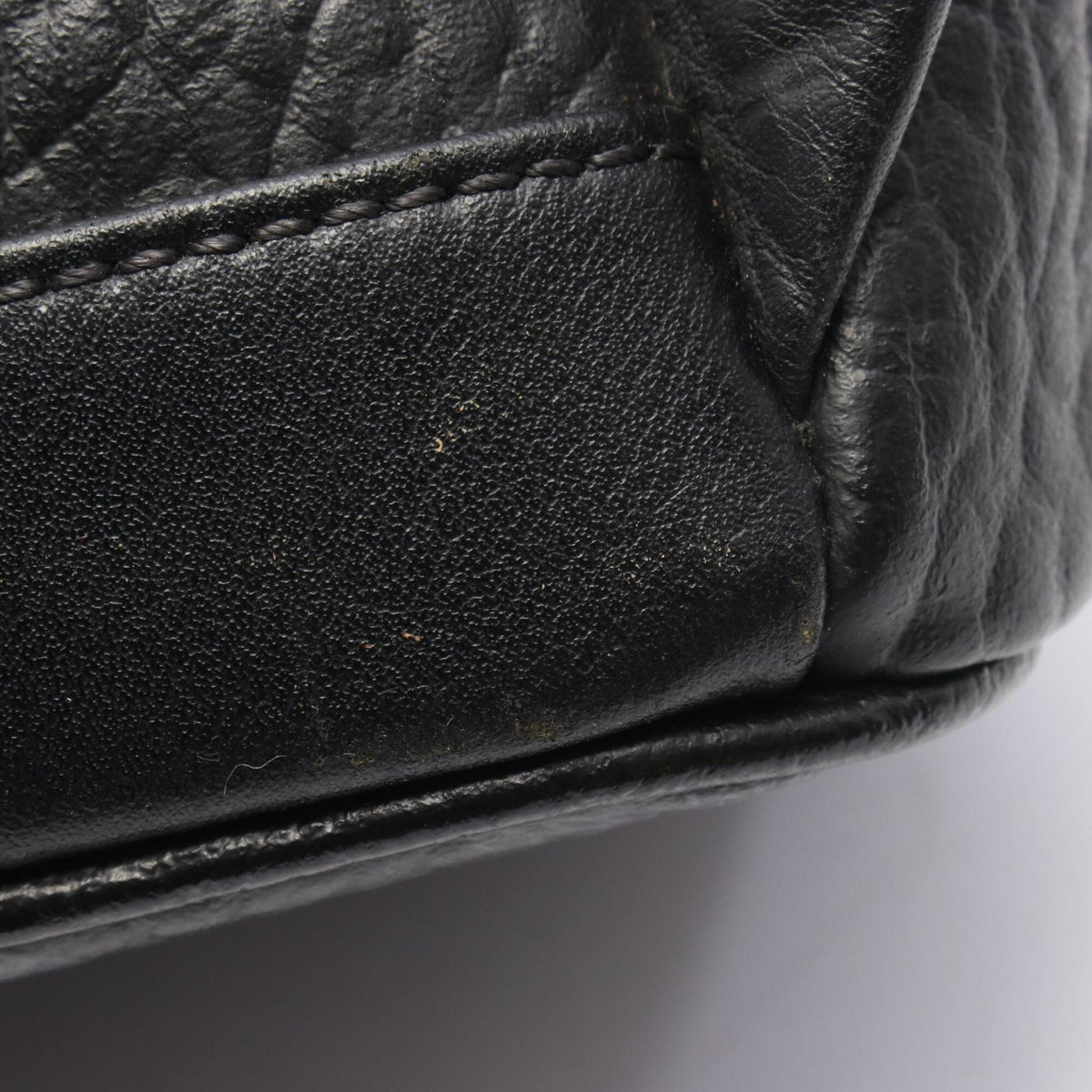 Mcm Black Gray Coated Canvas Backpack Handbag (Pre-Owned)