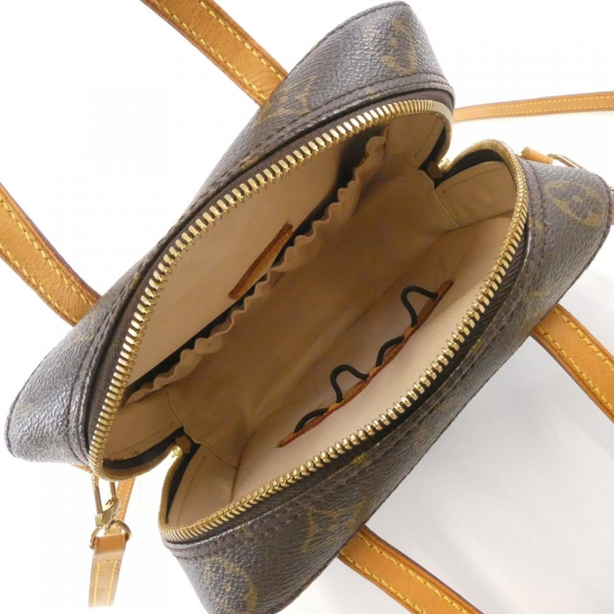 Louis Vuitton Brown Coated Canvas Handbag (Pre-Owned)