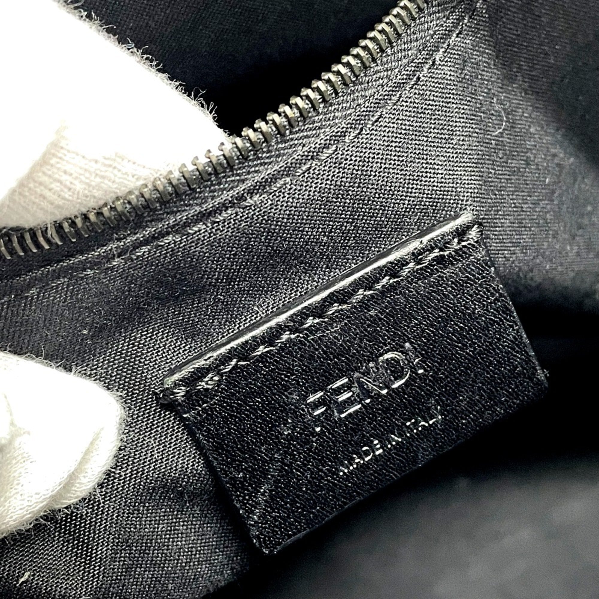 Fendi Navy Leather Briefcase (Pre-Owned)