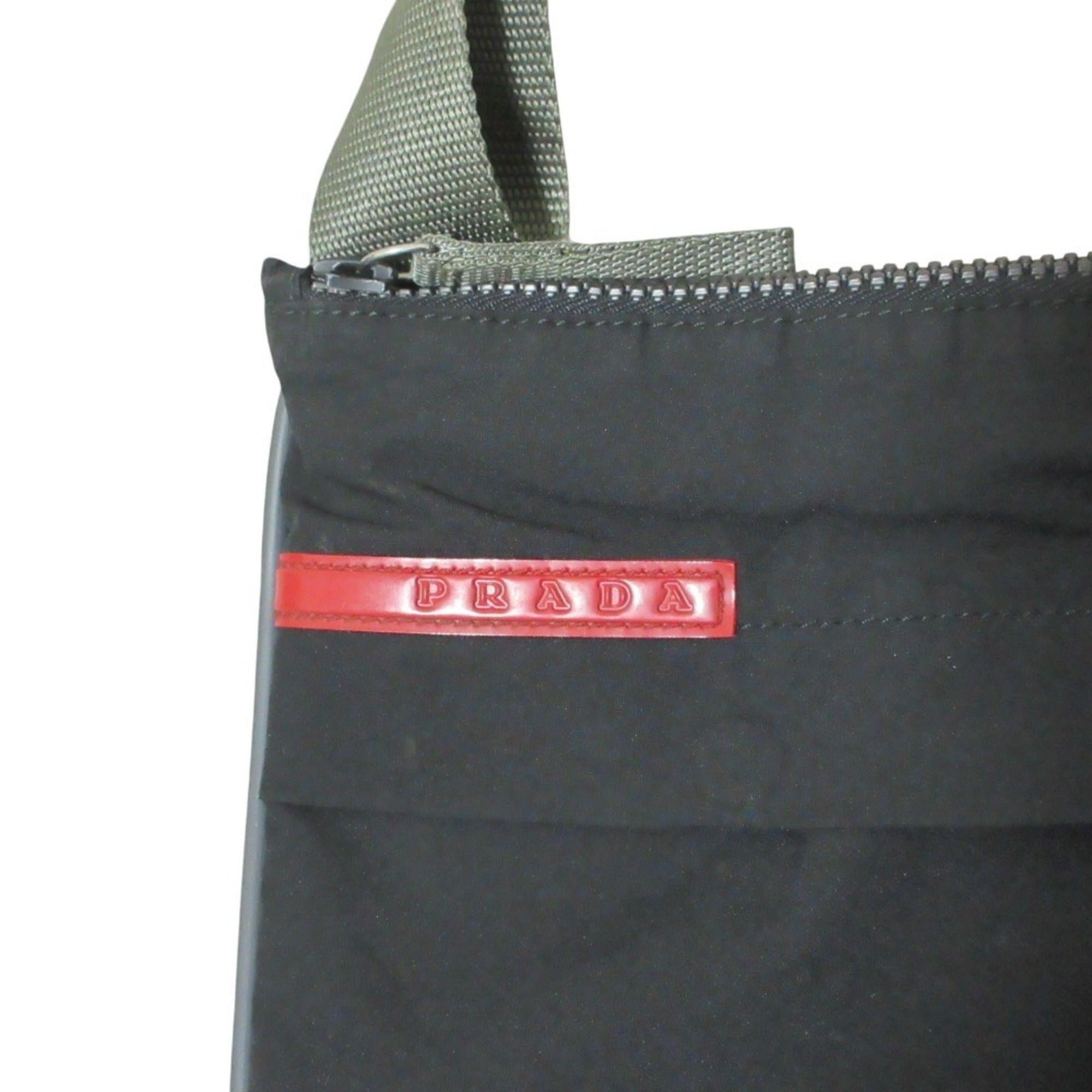 Prada Black Nylon Shoulder Bag (Pre-Owned)