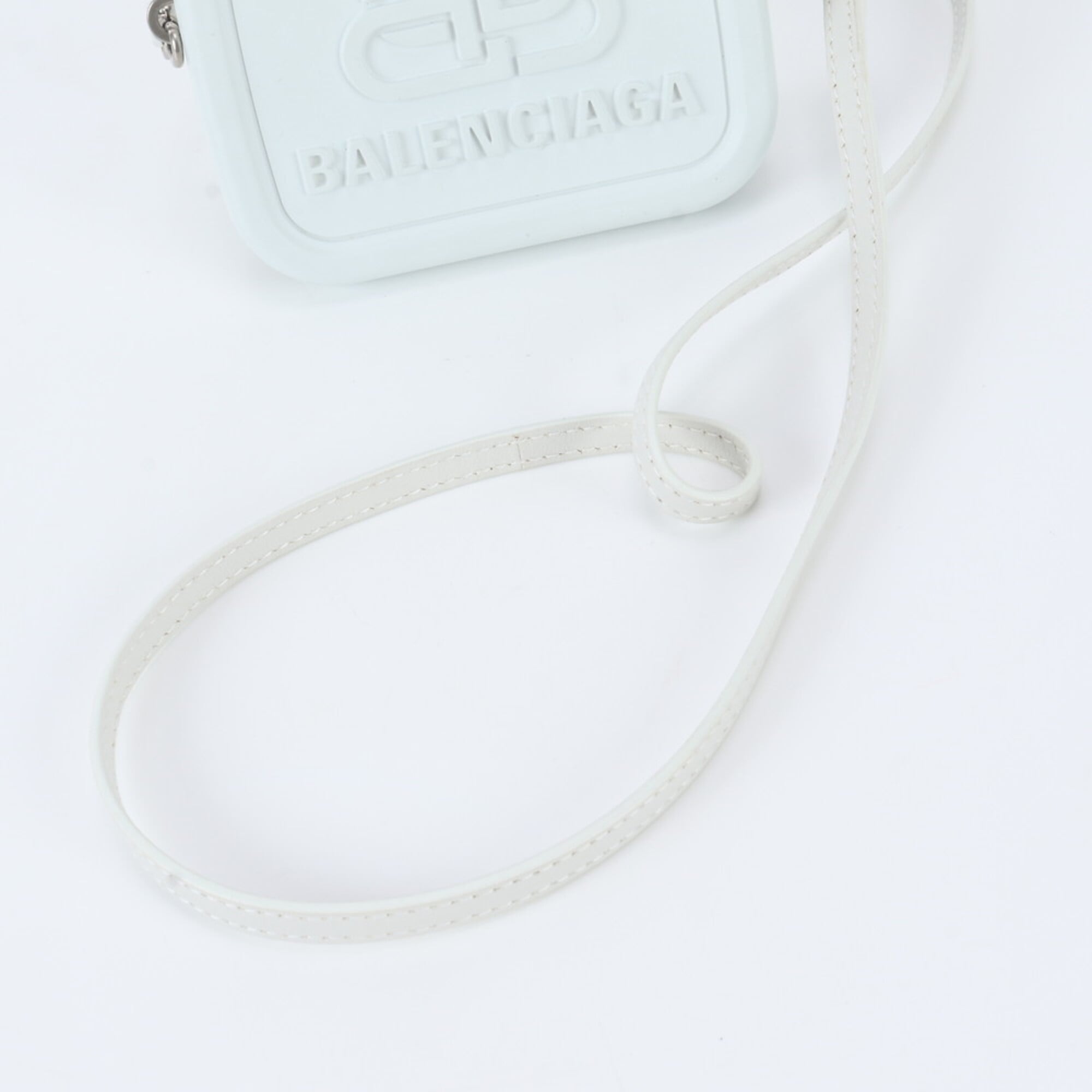 Balenciaga White Leather Shoulder Bag (Pre-Owned)