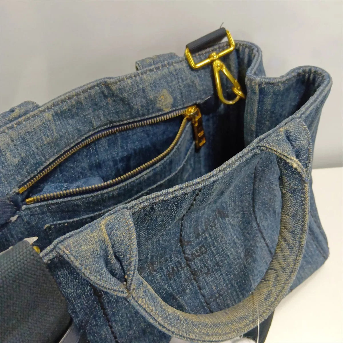 Prada Blue Crossbody Bag Handbag Shoulder Bag Tote Bag (Pre-Owned)